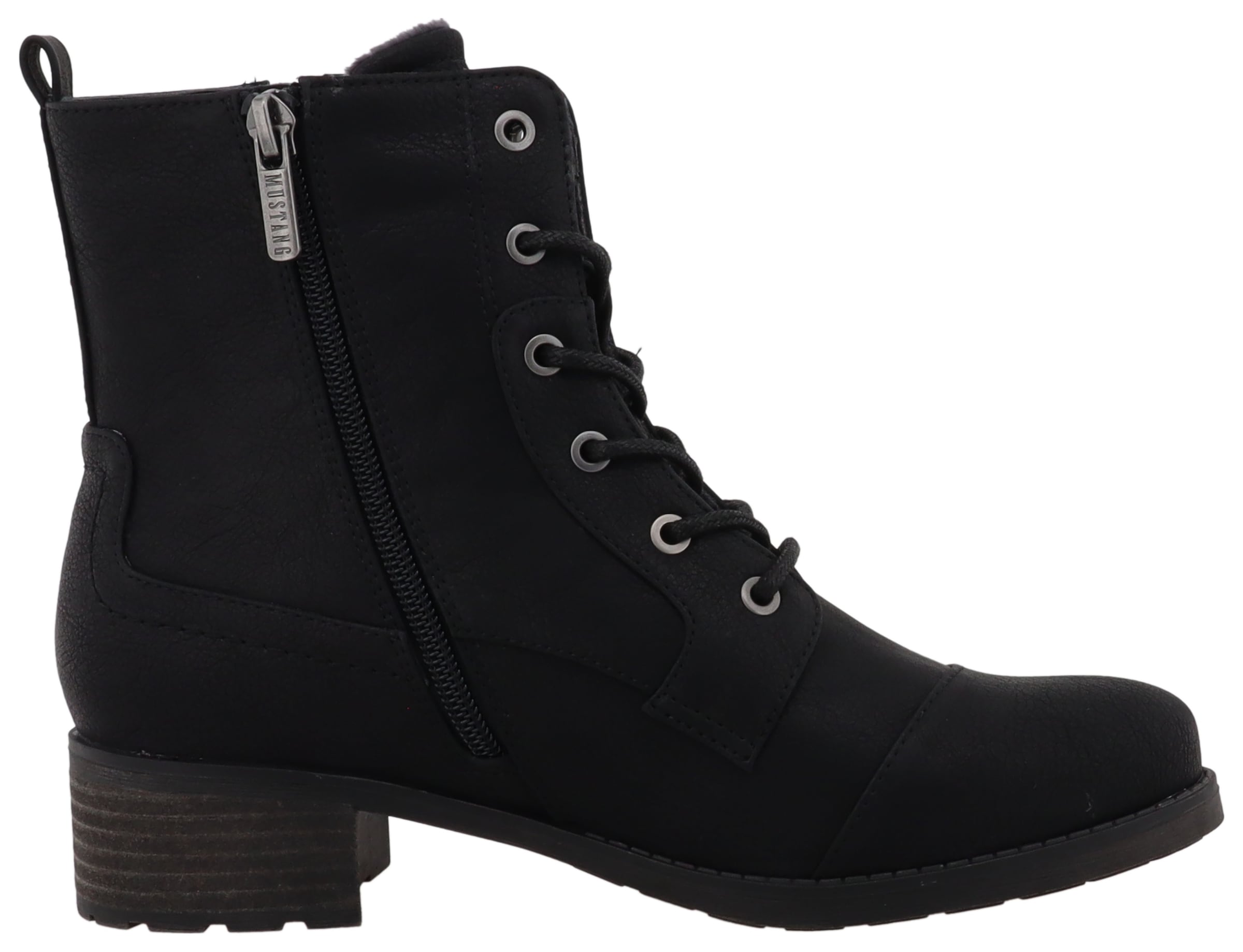 Mustang Shoes Winterstiefelette »Fabienne«  Schnürstiefelette mit Blockabsatz