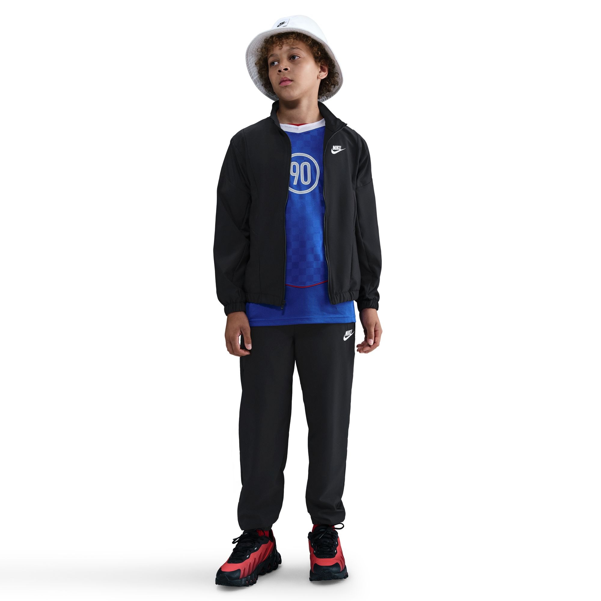Nike Sportswear Trainingsanzug »K NSW TRACKSUIT WVN FZ« Für Kinder und Jugendliche