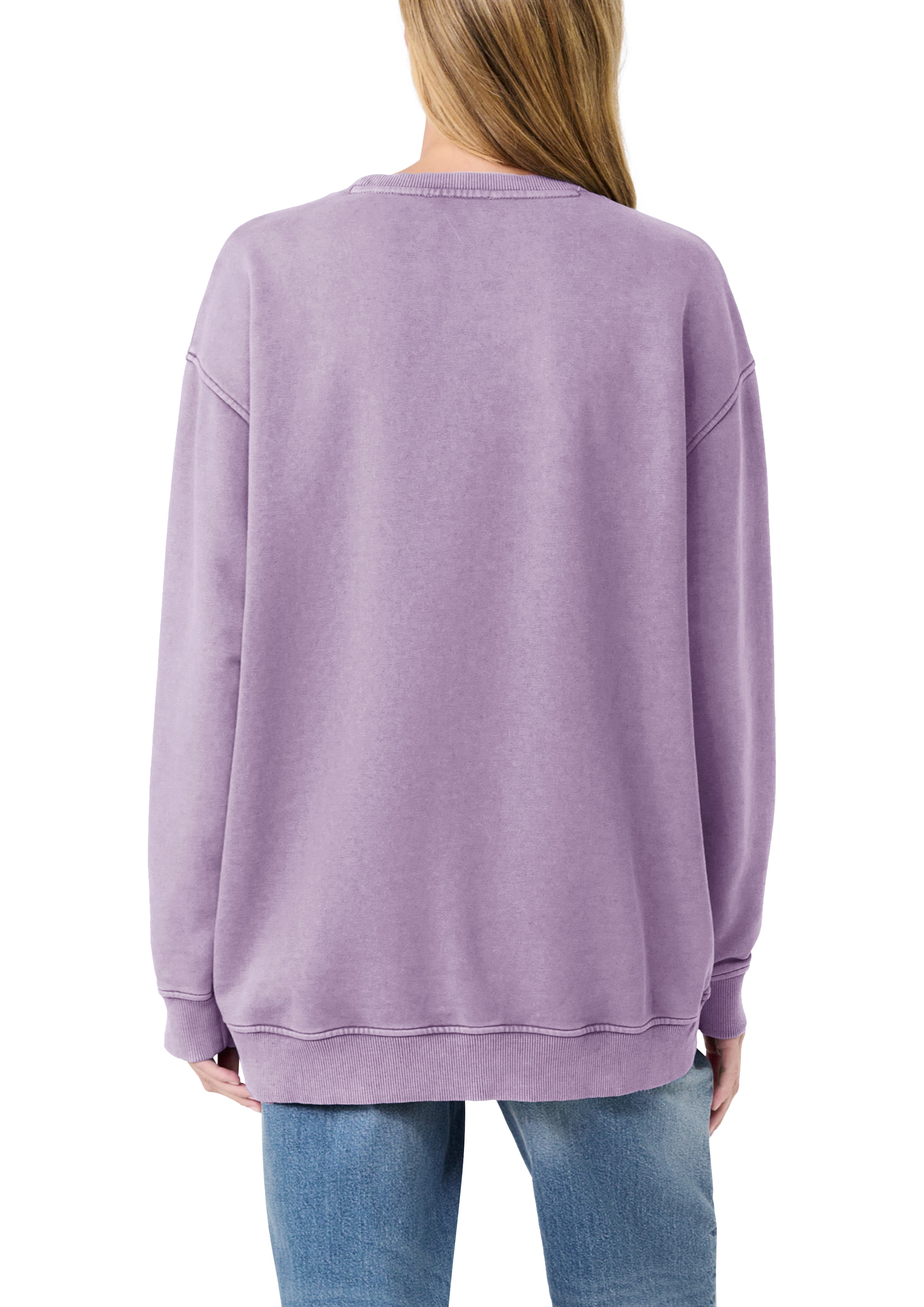 s.Oliver Sweater »s.Oliver X Heidi Klum Logo Sweater Uni«, mit Logo-Print
