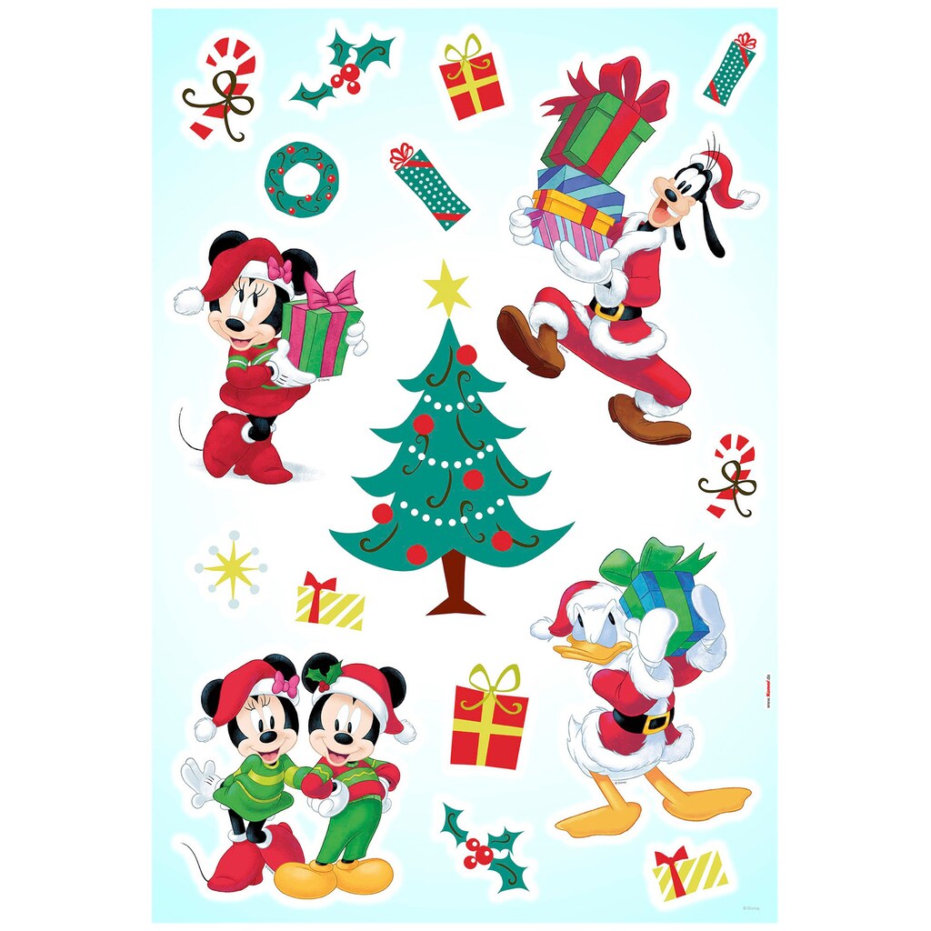 Komar Wandsticker »Mickey Christmas Presents«, (1 St.)
