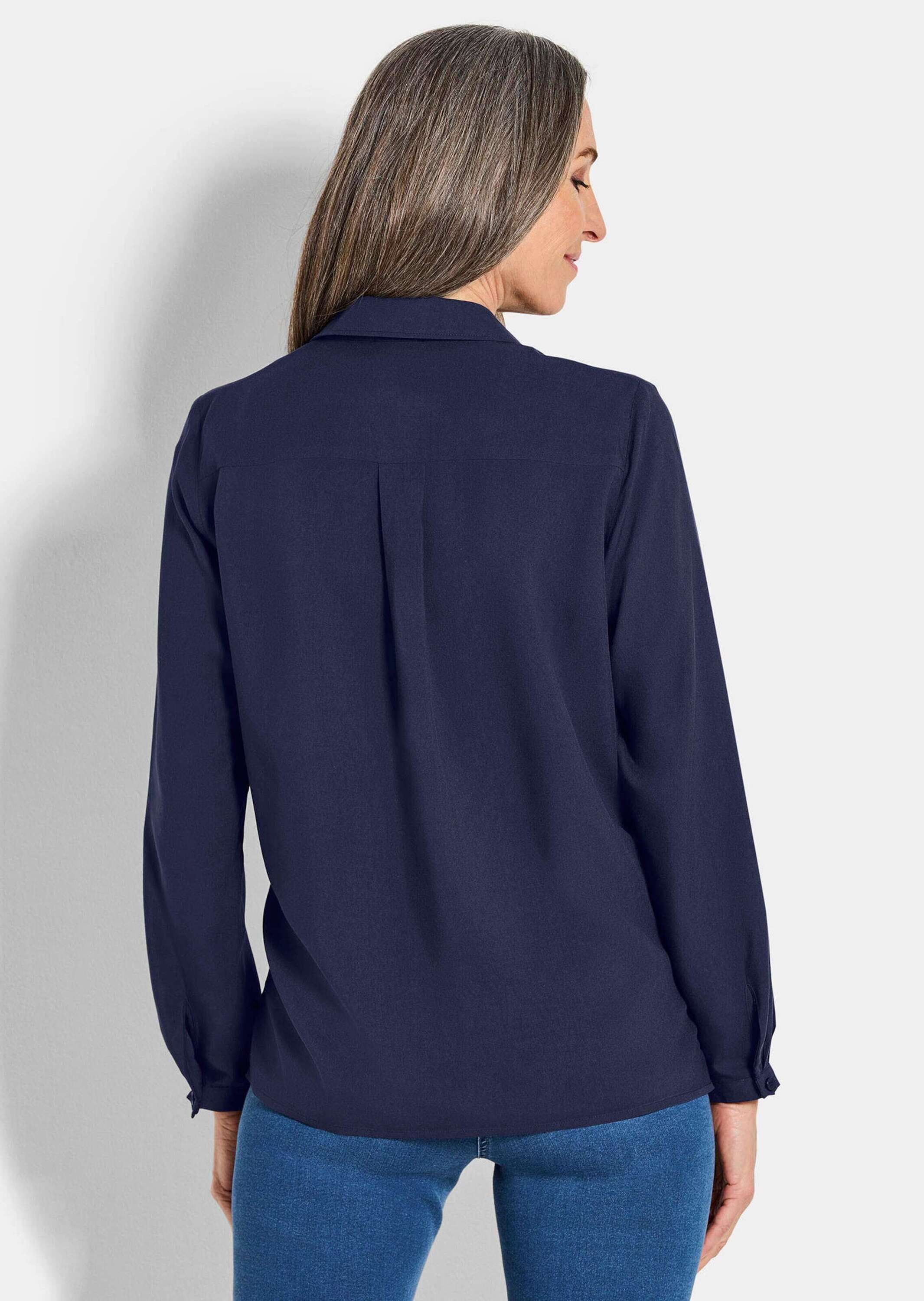 GOLDNER Klassische Bluse »Schlupfbluse aus reiner Viskose«