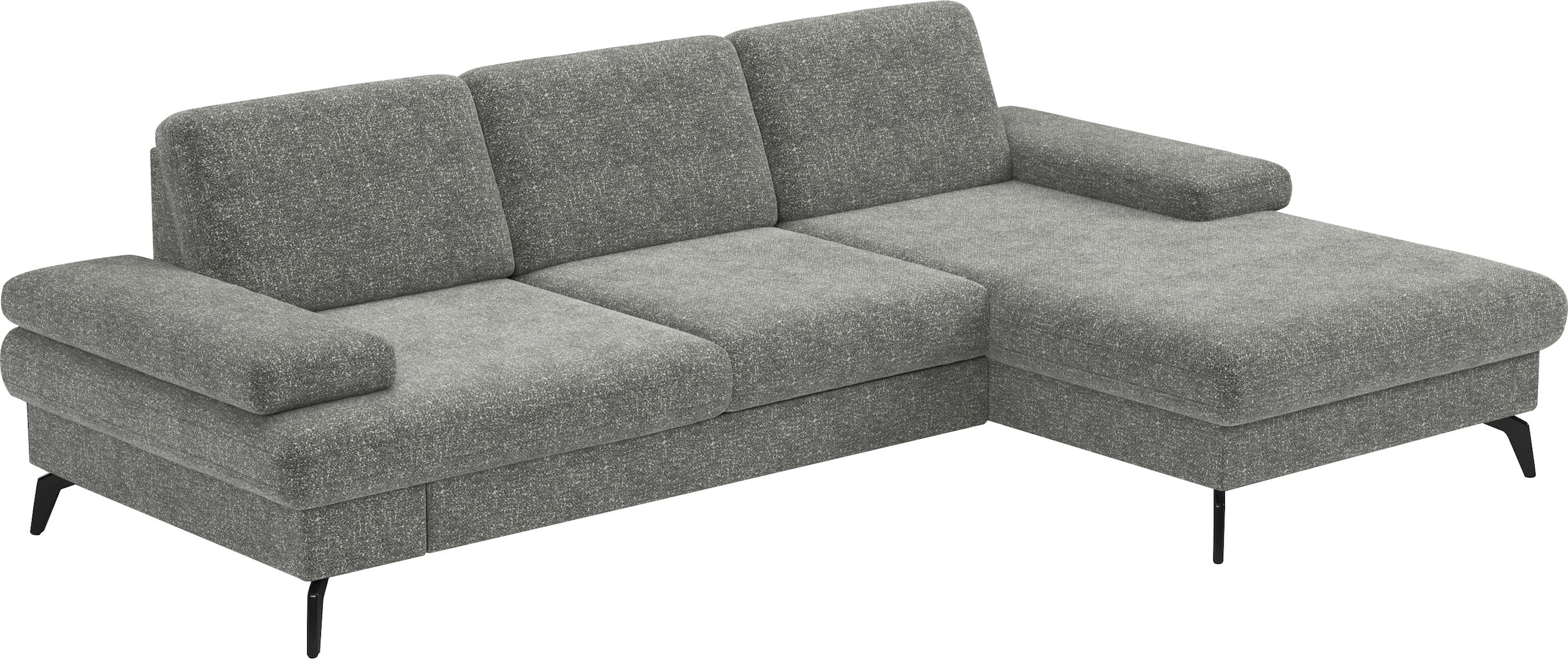 sit&more Ecksofa »Morris L-Form, inkl. Sitztiefenverstellung«, wahlweise mit Armteilverstellung, Bettfunktion & Bettkasten