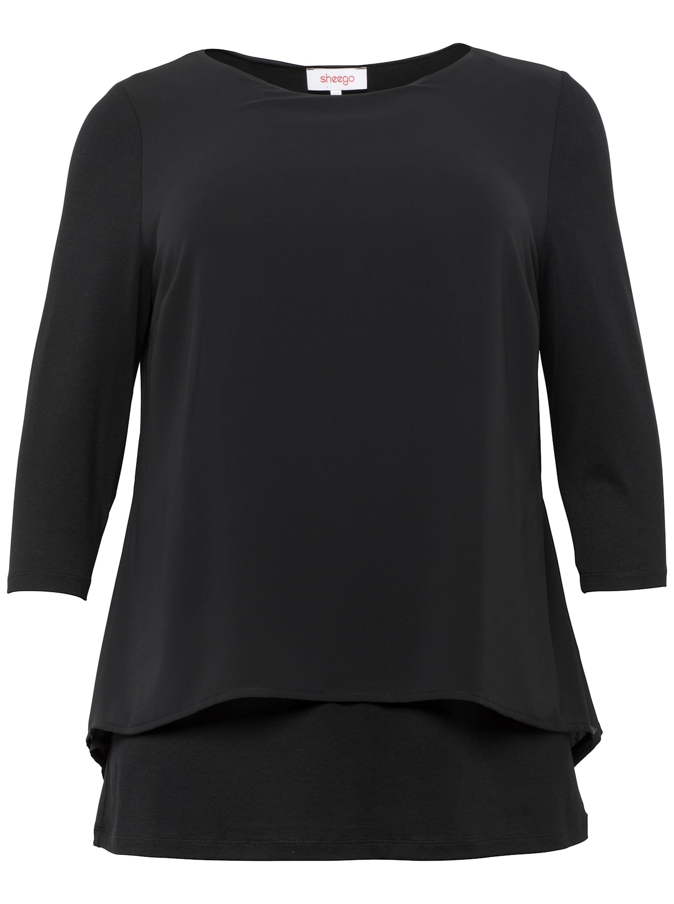 Sheego Blusenshirt »Blusenshirt«, (1 tlg.)