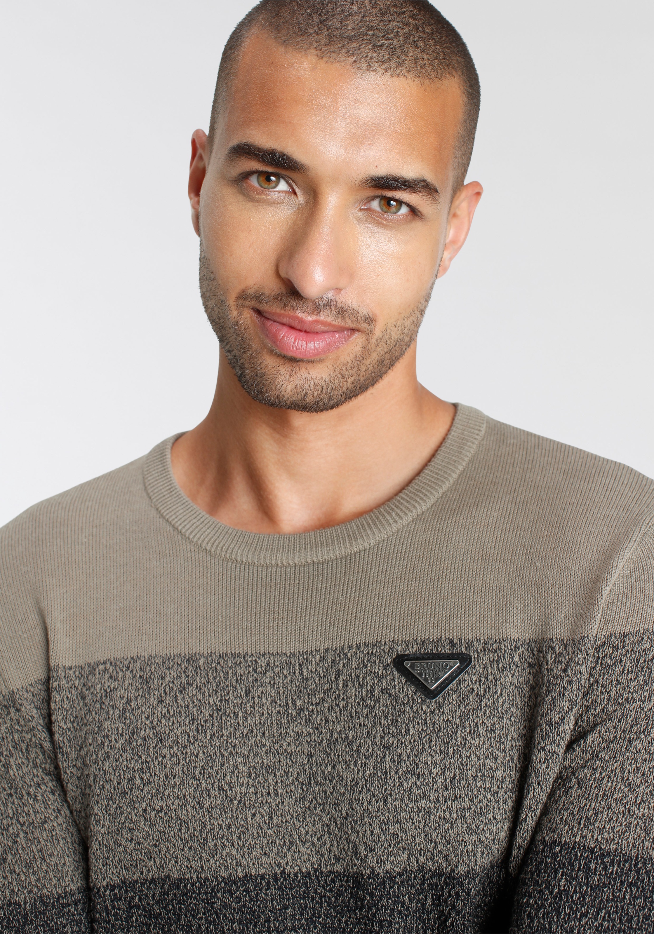 Bruno Banani Strickpullover, im modischem Look