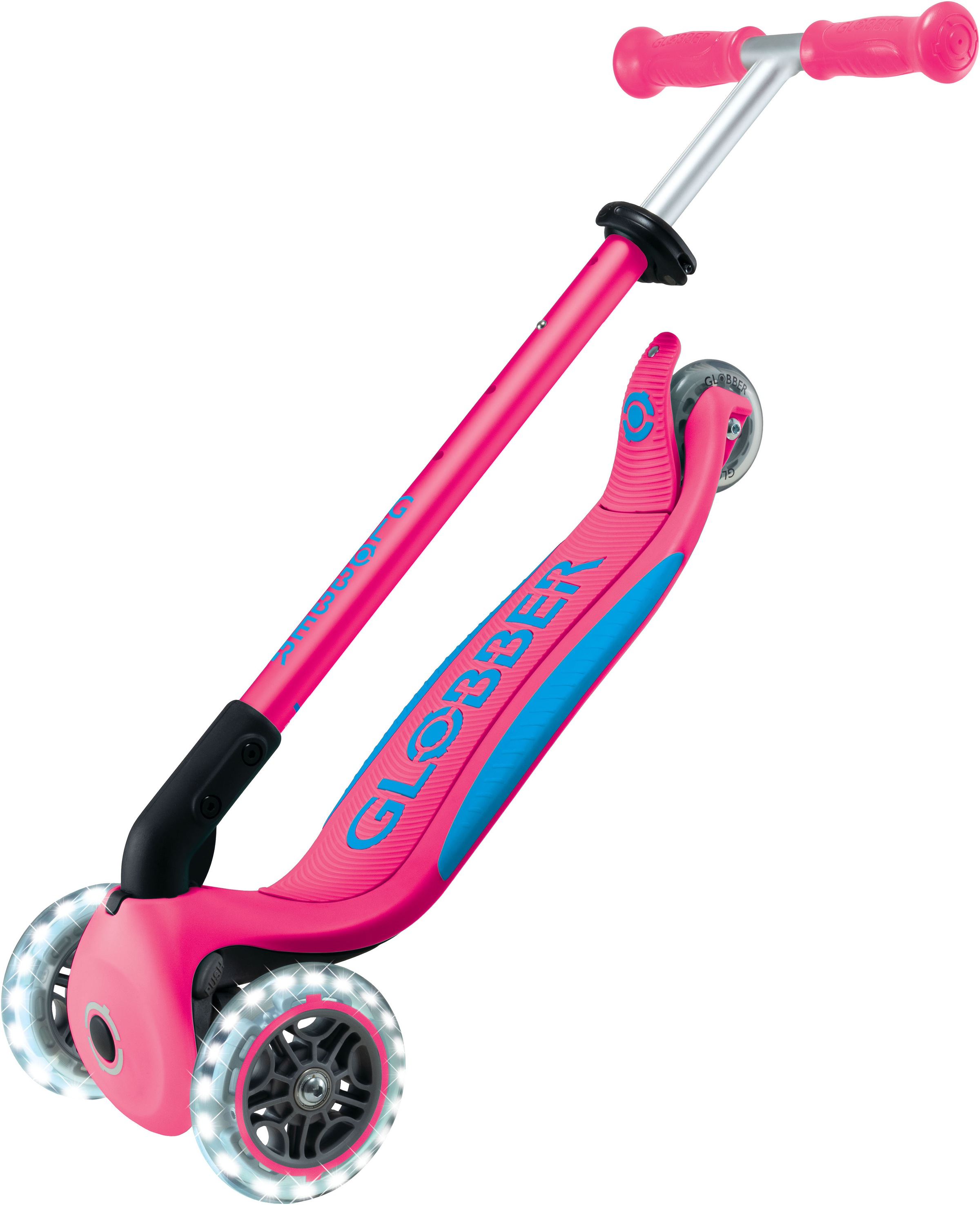 Globber Tretroller »GLOBBER ELITE LIGHTS, mit Leuchtrollen«