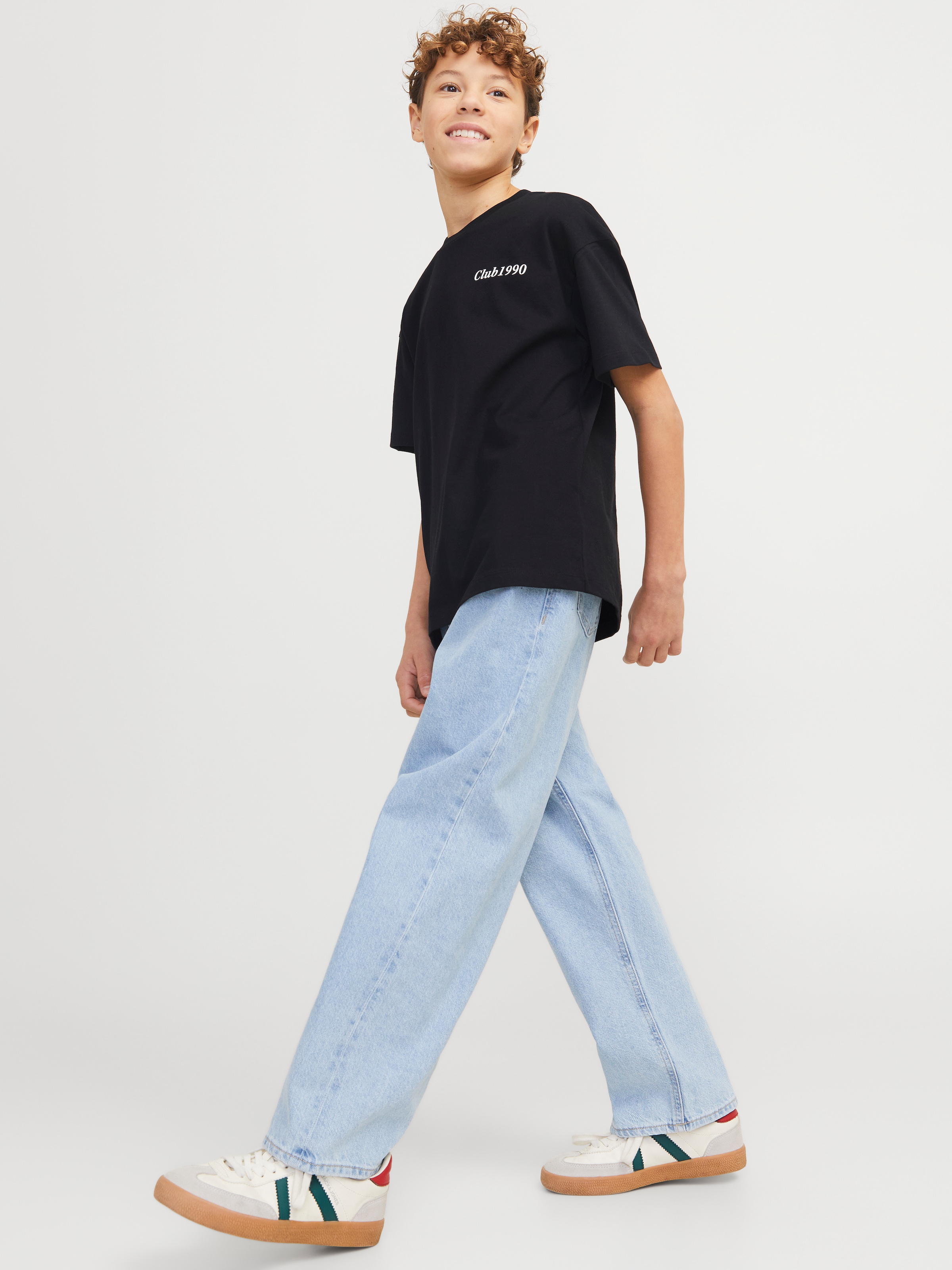 Jack & Jones Junior Rundhalsshirt »JJEBRADLEY GRAPHIC TEE SS O-NECK JNR«