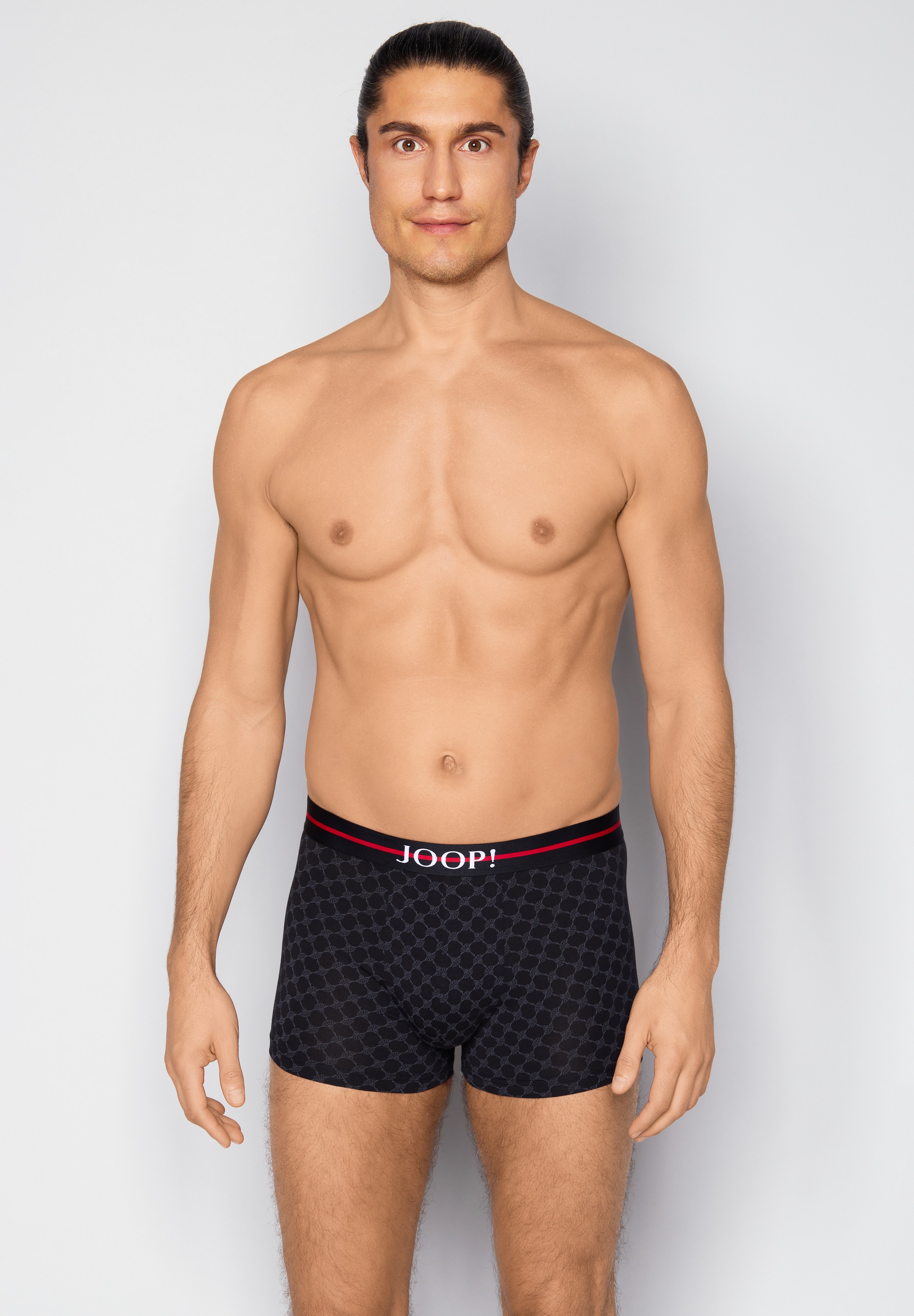 JOOP! Boxershorts »Everyday« 2er Pack,  ohne Eingriff, elastischer Logobund, Baumwollmix