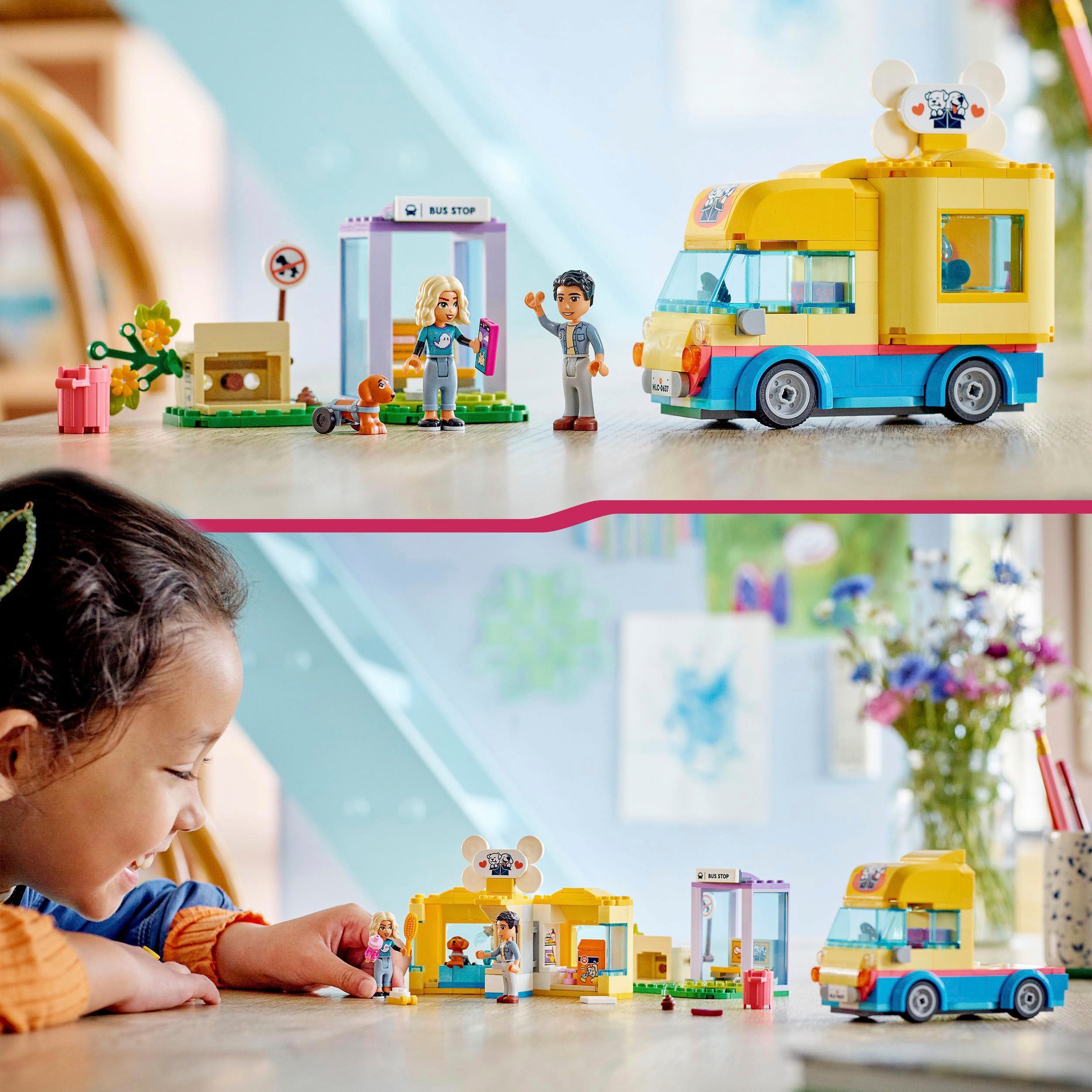 LEGO® Konstruktionsspielsteine »Hunderettungswagen (41741), LEGO® Friends«, (300 St.), Made in Europe