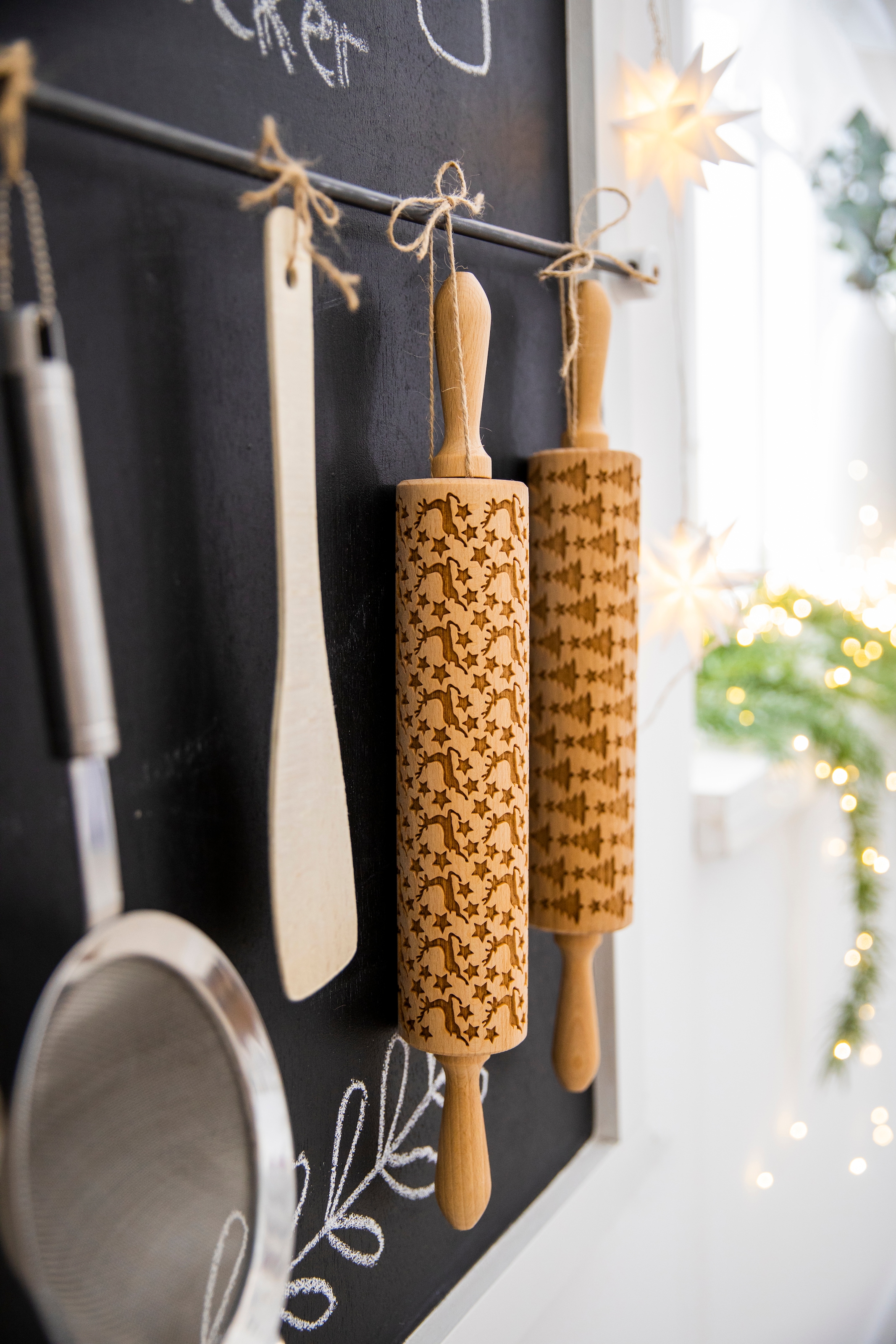 folkroll Teigroller »3D-Motiv-Teigrolle« Christbaum