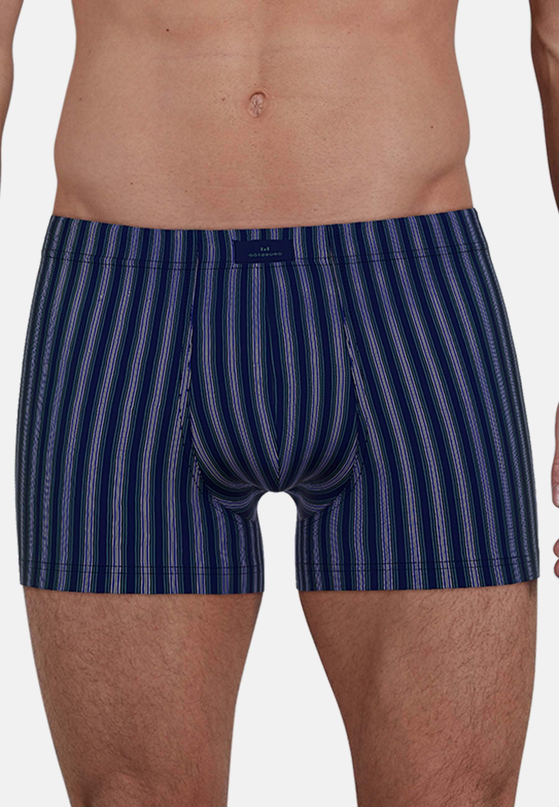 GÖTZBURG Boxershorts »Volos«, mit Muster, Baumwollmix, elastisch