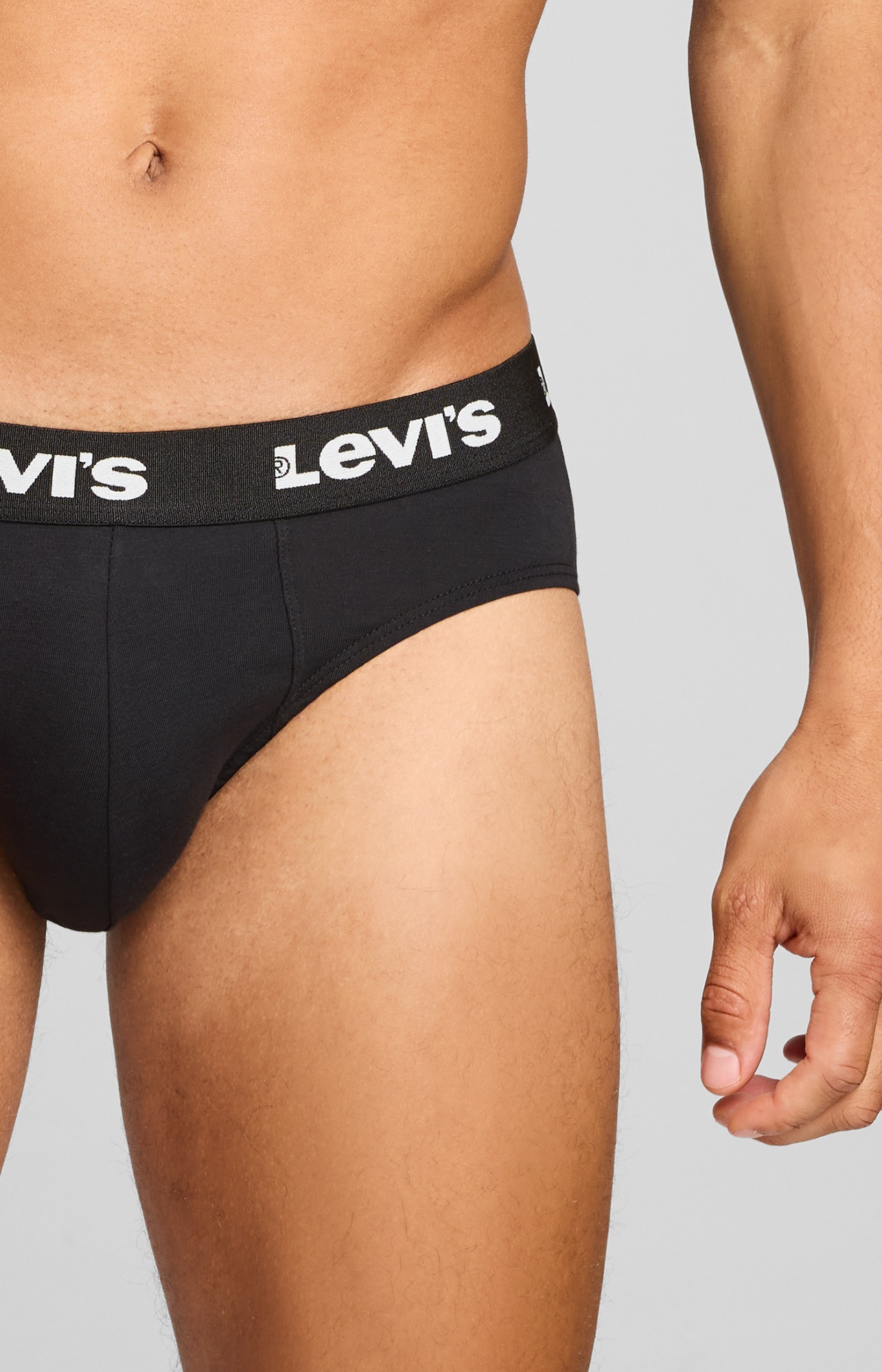 Levi's® Slip »LEVIS MEN REPEAT LOGO BRIEF« 2er Pack,  mit Logobund, Cotton-Mix, ohne Eingriff