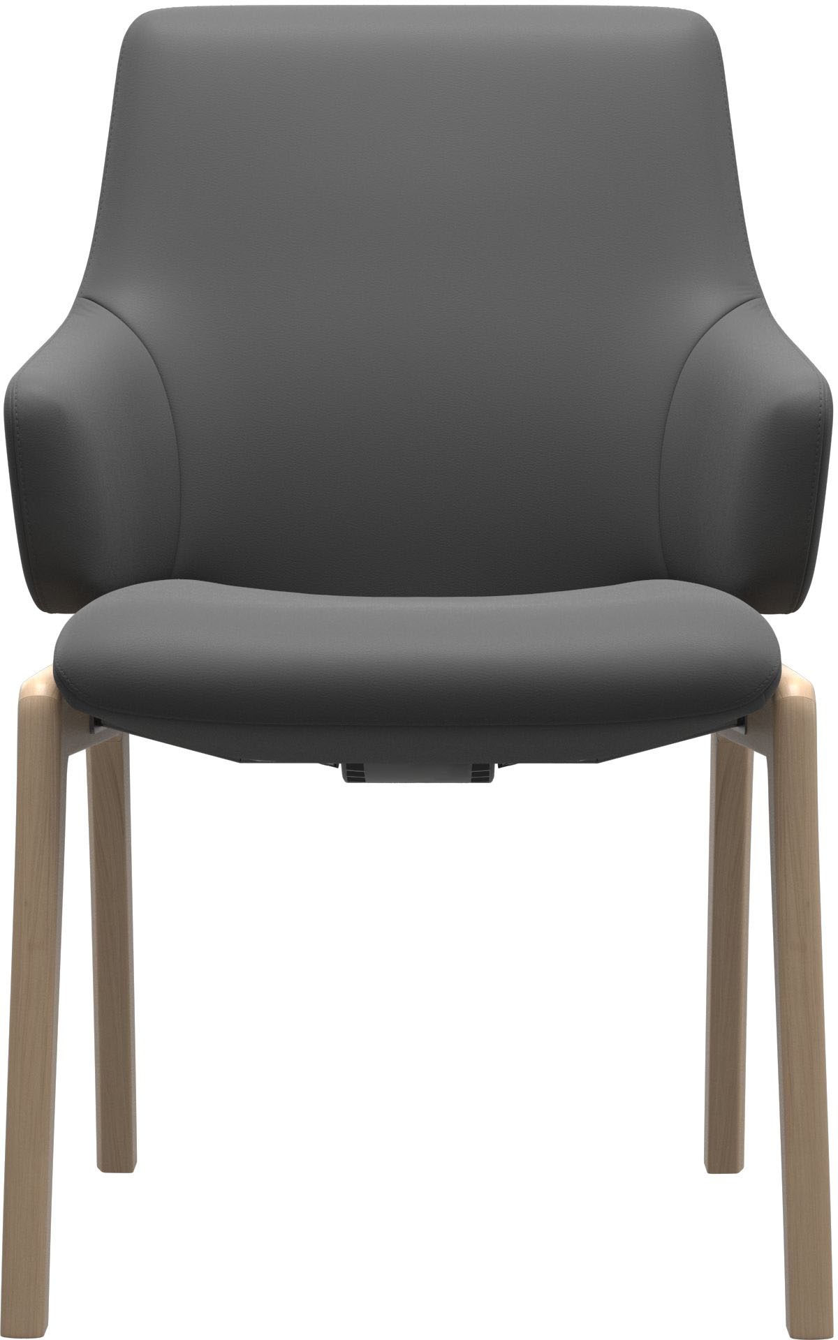 Stressless® Polsterstuhl »Laurel«, Leder BATICK, Low Back mit Armlehne, Größe L, abgerundete Beine in Eiche gekalkt