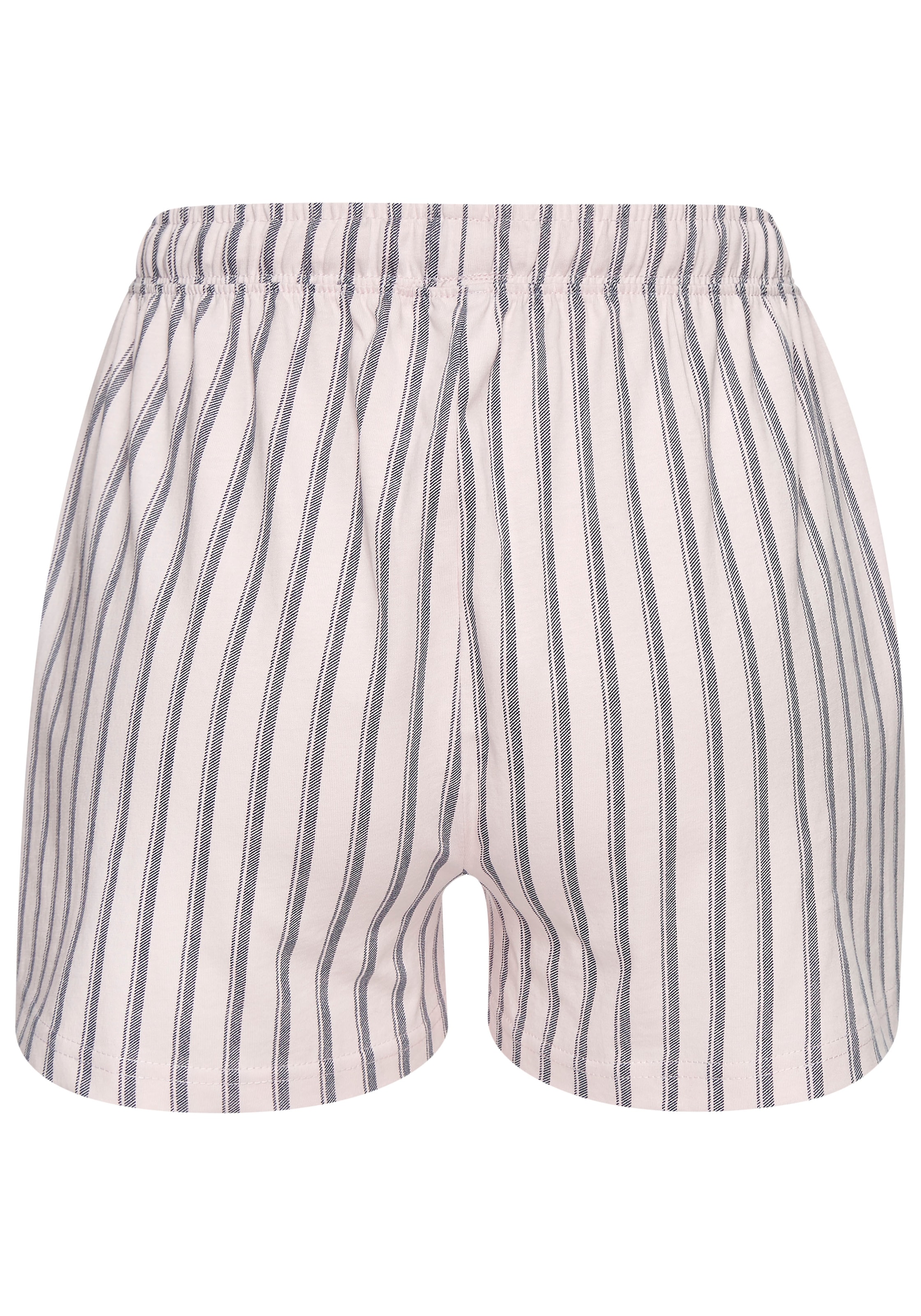 Vivance Dreams Pyjamashorts, (Packung, 2 tlg.), Mit Streifen und Karos