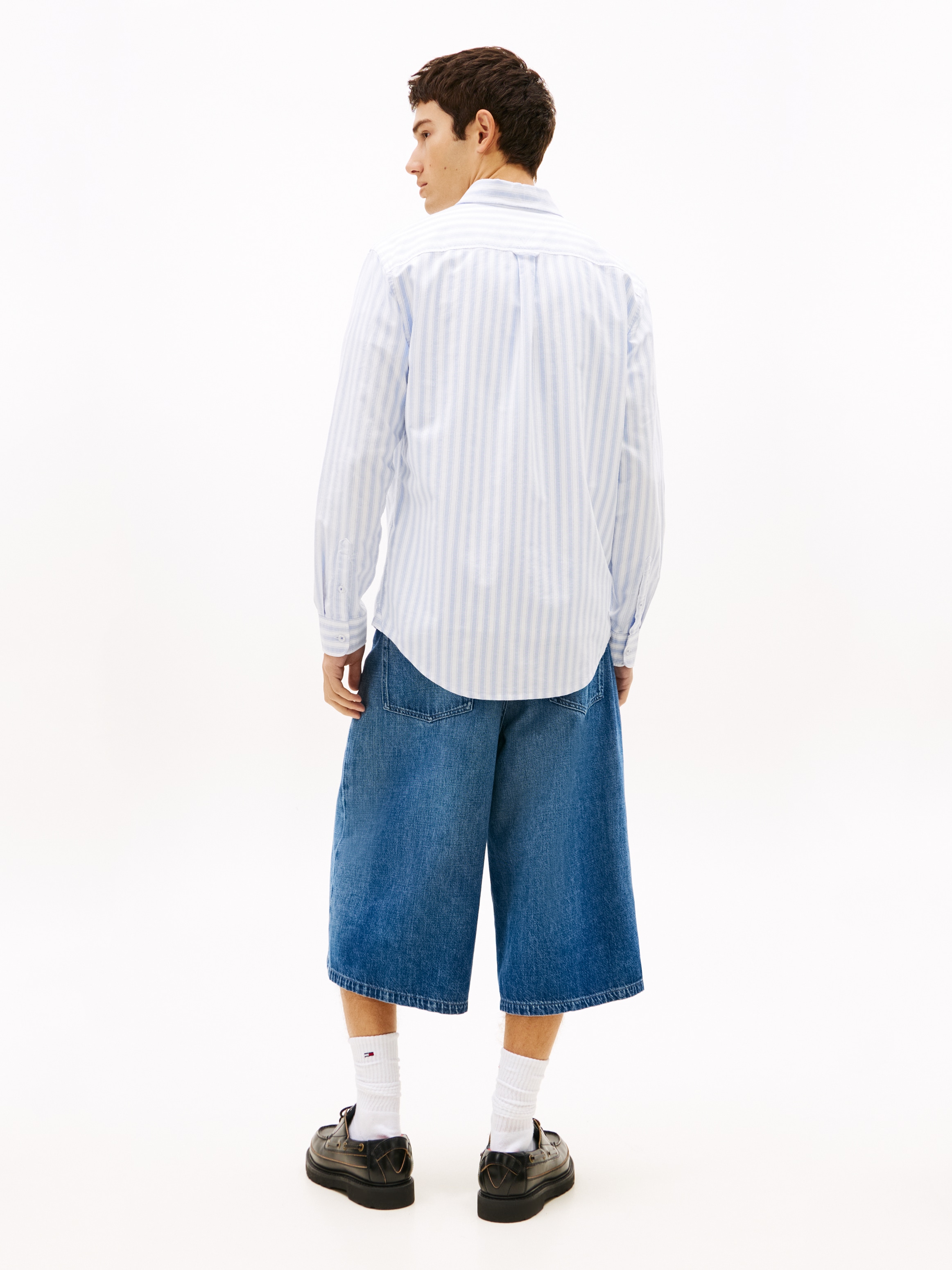 Tommy Jeans Langarmhemd »REGULAR STRIPE OXFORD« Regular fit mit Streifenmuster