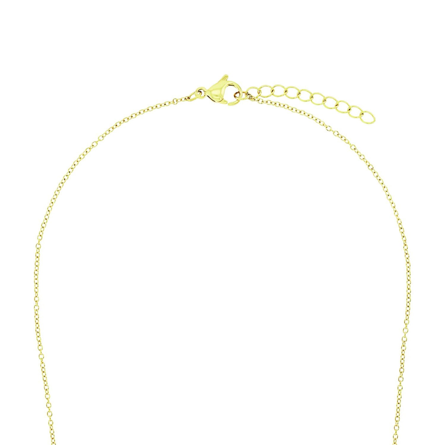 Amor Kette ohne Anhänger »Herzchen« mit Glasperle