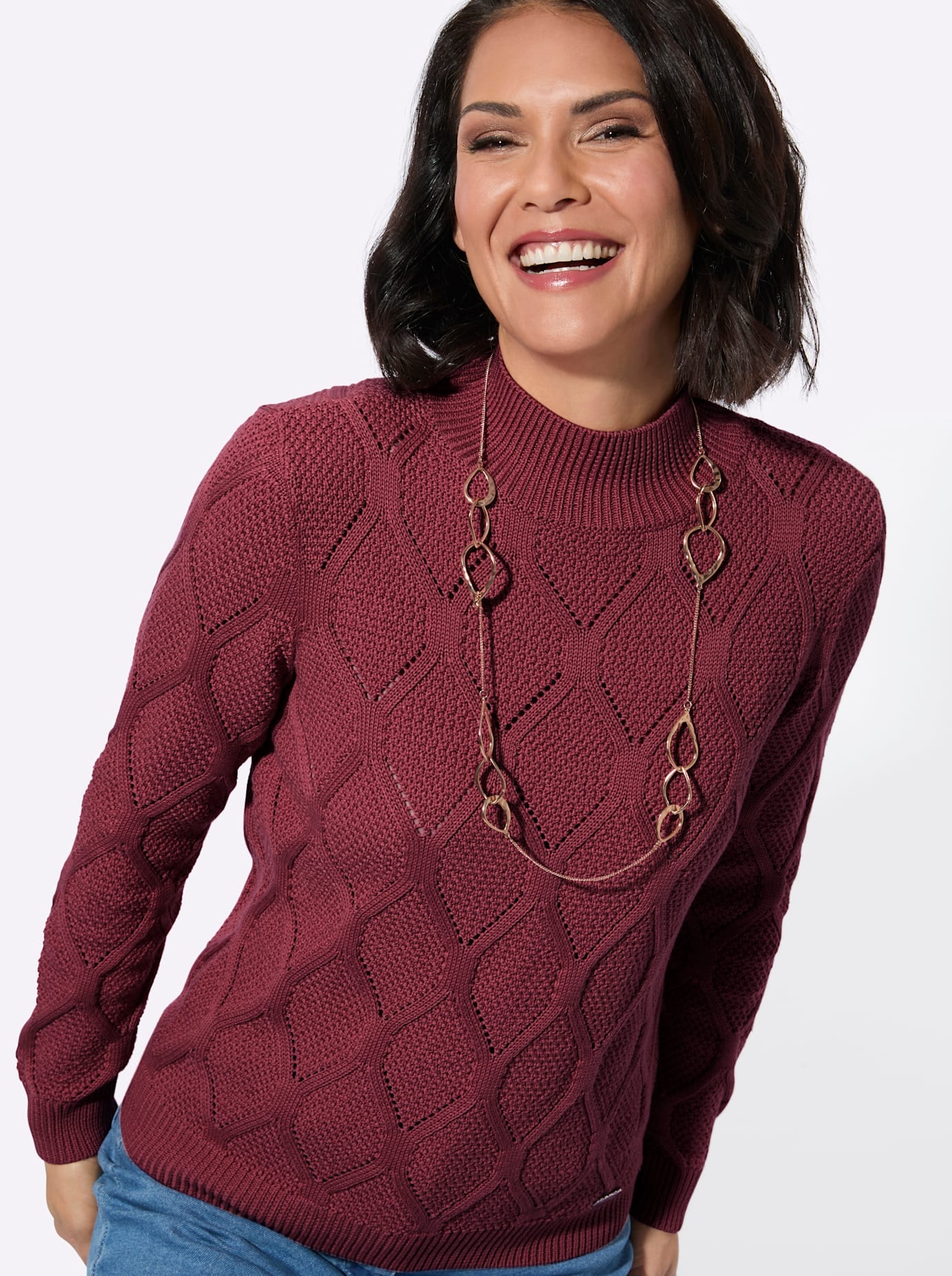 Casual Looks Stehkragenpullover »Stehkragen-Pullover«
