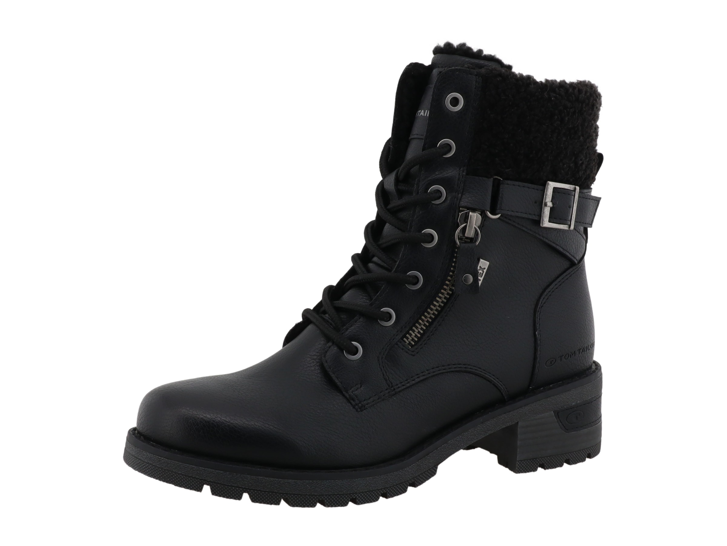TOM TAILOR Winterstiefelette  Stiefelette, Winterboots mit Blockabsatz