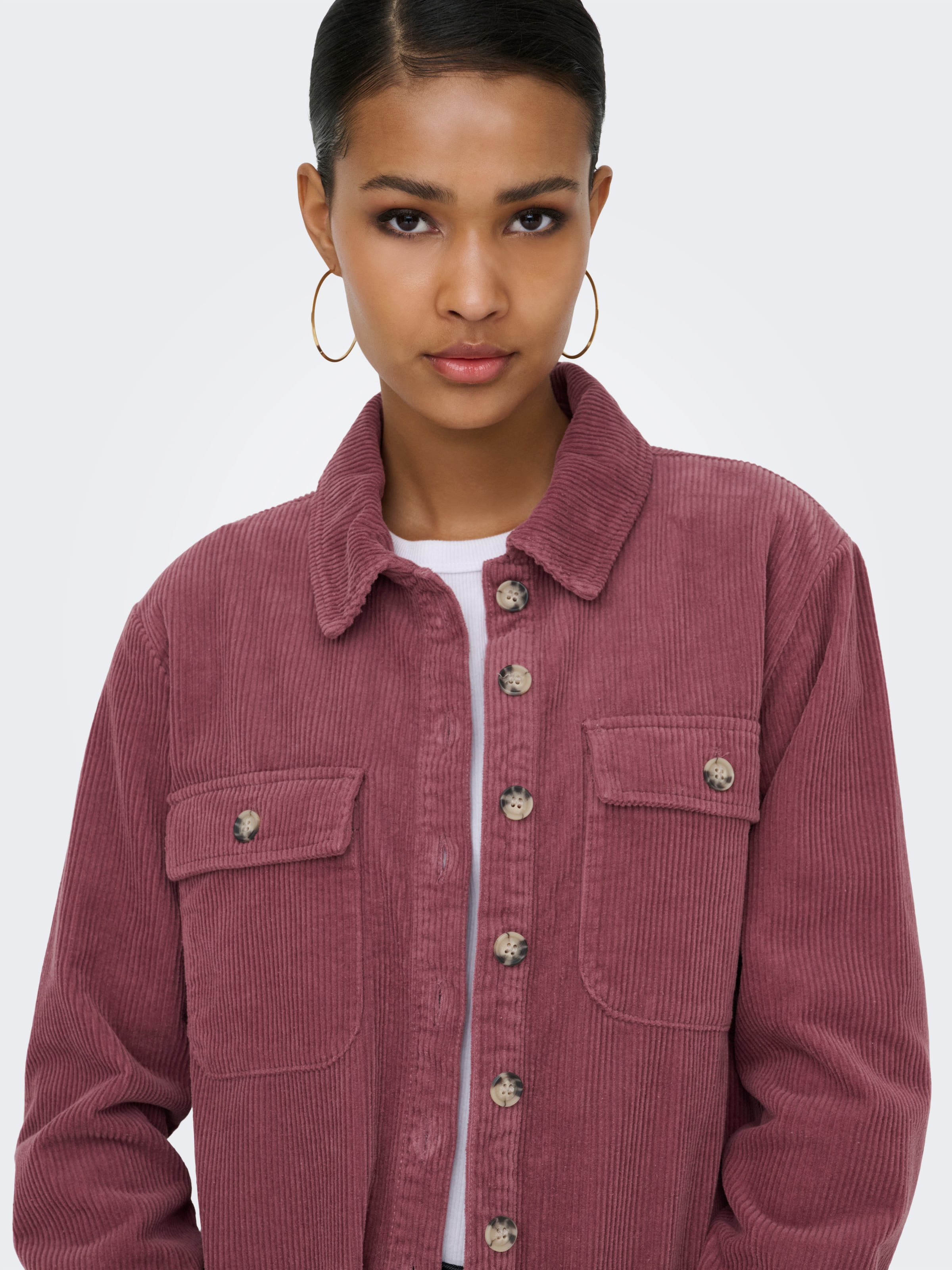 ONLY Cordjacke »ONLAMAZING L/S CORD SHACKET PNT«