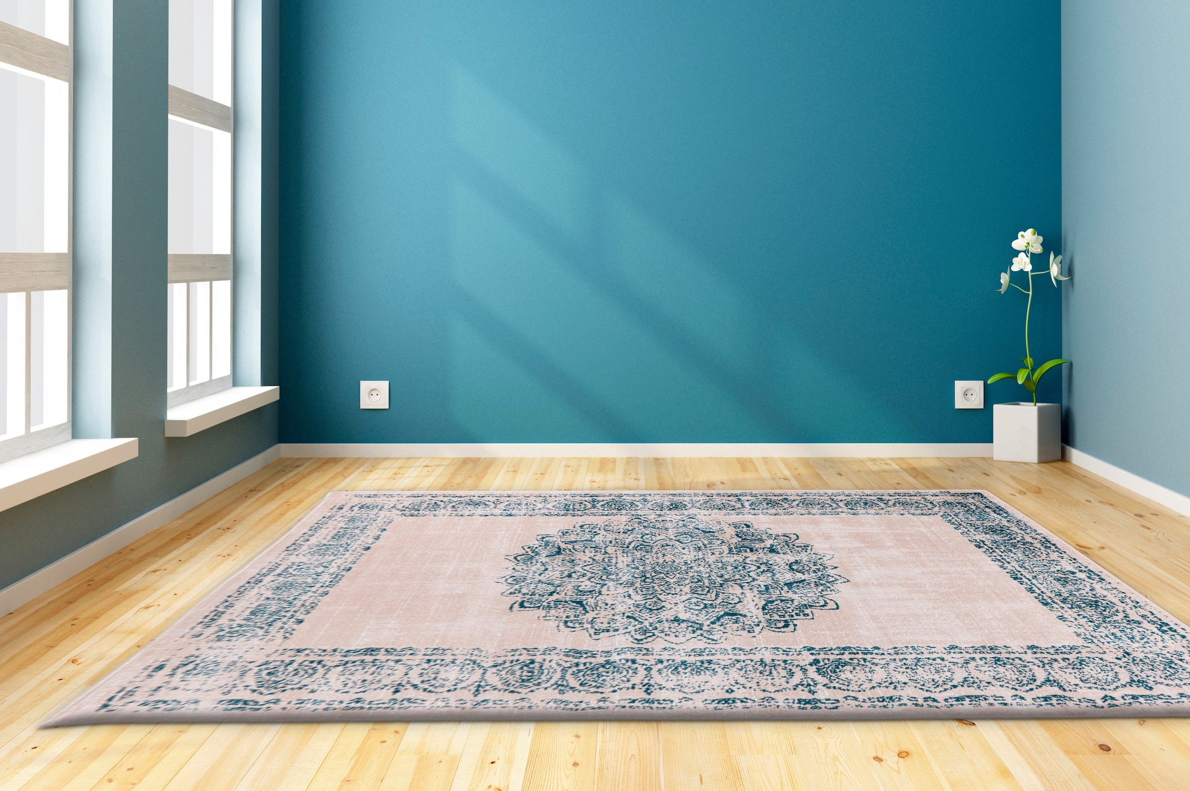 Home affaire Teppich »Demir«, rechteckig, 6 mm Höhe, Wohnzimmer