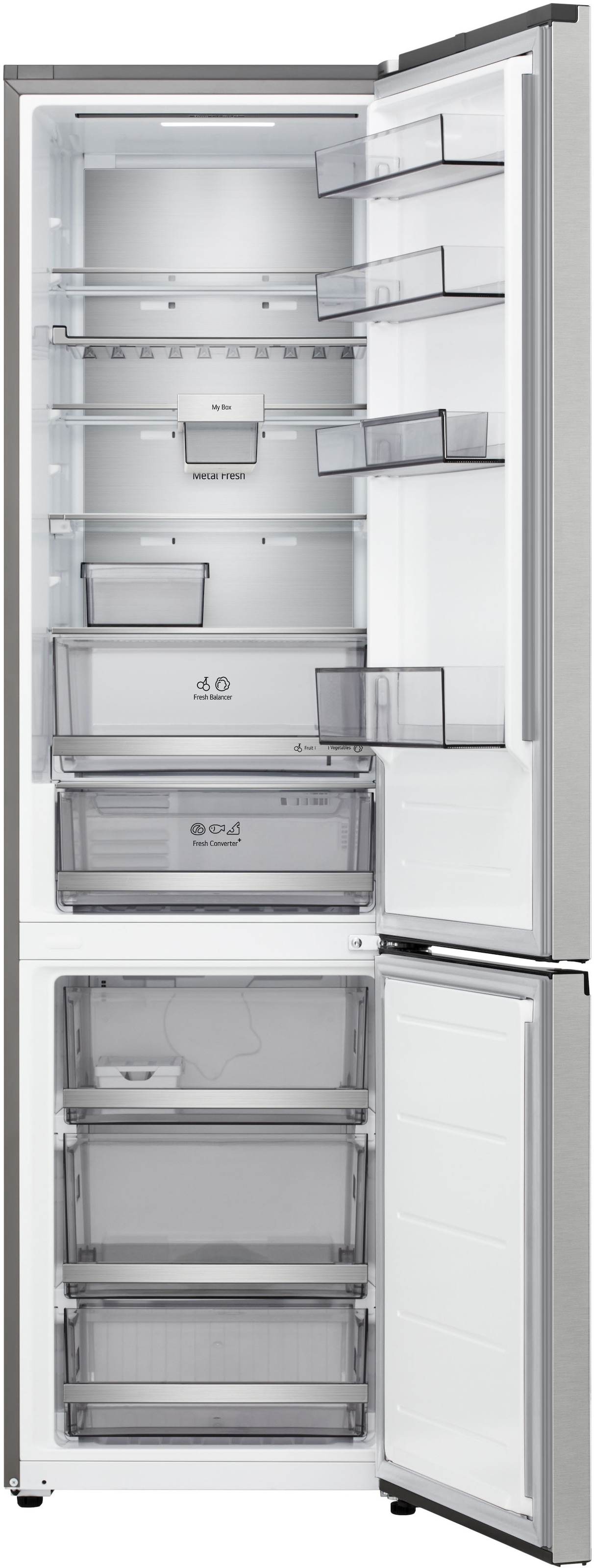 LG Kühl-/Gefrierkombination Serie 7 »GBBS726BPY« 203 cm hoch 59,7 cm breit Vollintegrierbarer Kühlschrank dank frontaler Luftzufuhr und Abluft