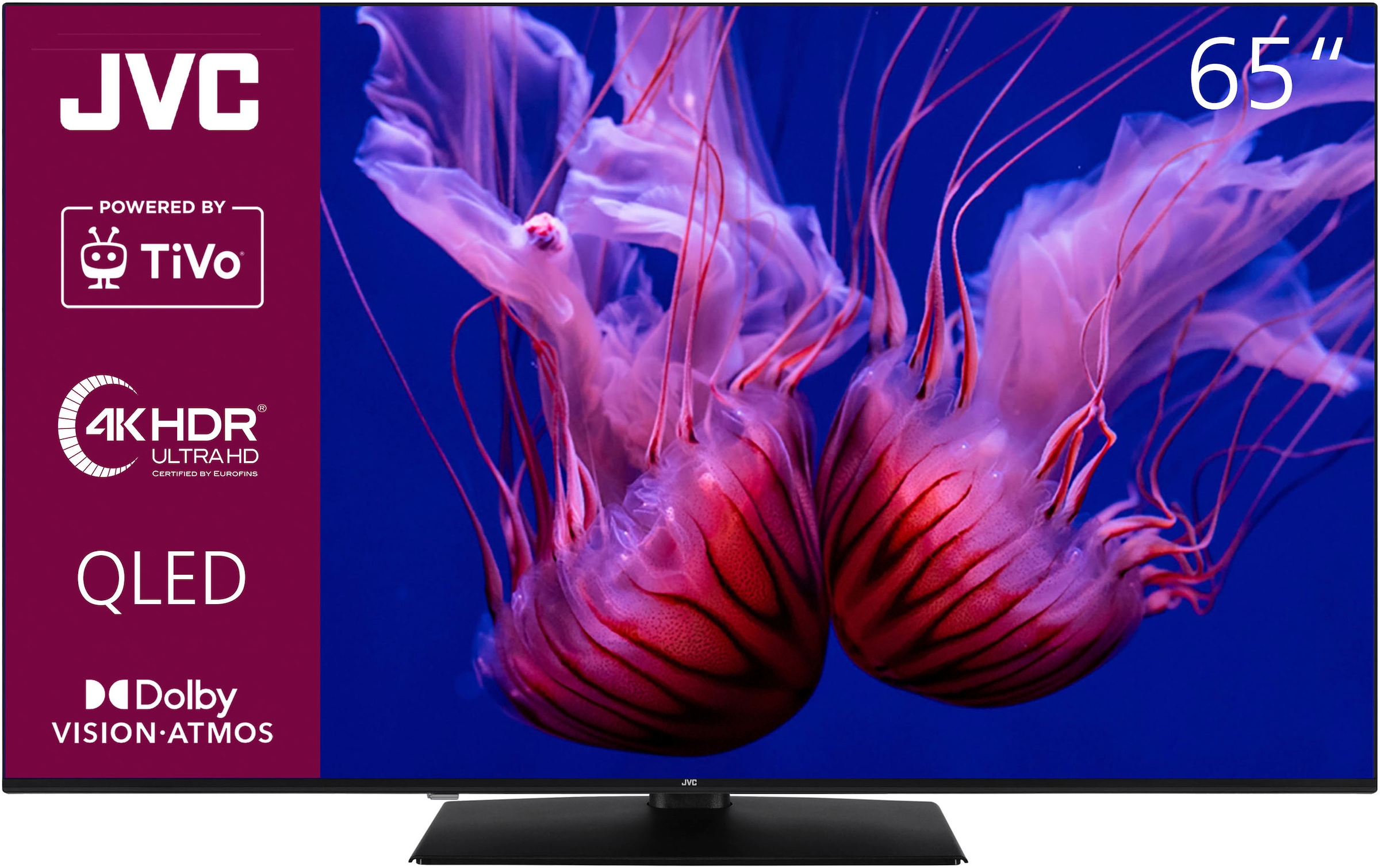 QLED-Fernseher, 164 cm/65 Zoll, 4K Ultra HD, Smart-TV
