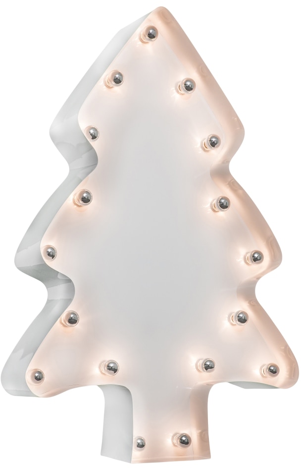 Marquee Lights LED Dekolicht »Weihnachtsbaum in weiß, Größe Höhe: 122 cm