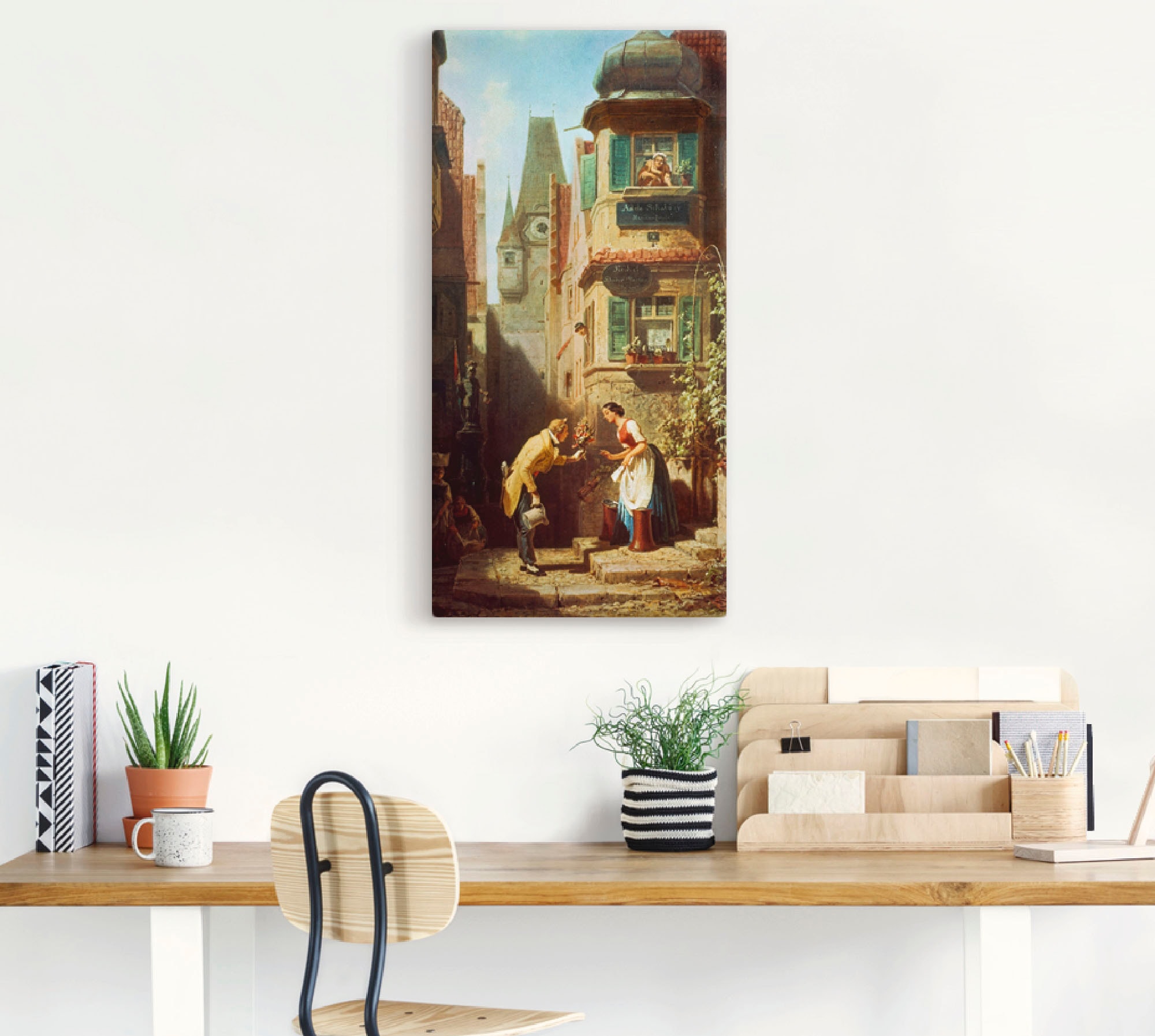 Artland Wandbild »Der ewige Hochzeiter. Um 1855/58«, Paar, (1 St.), als Leinwandbild, Poster, Wandaufkleber in verschied. Größen