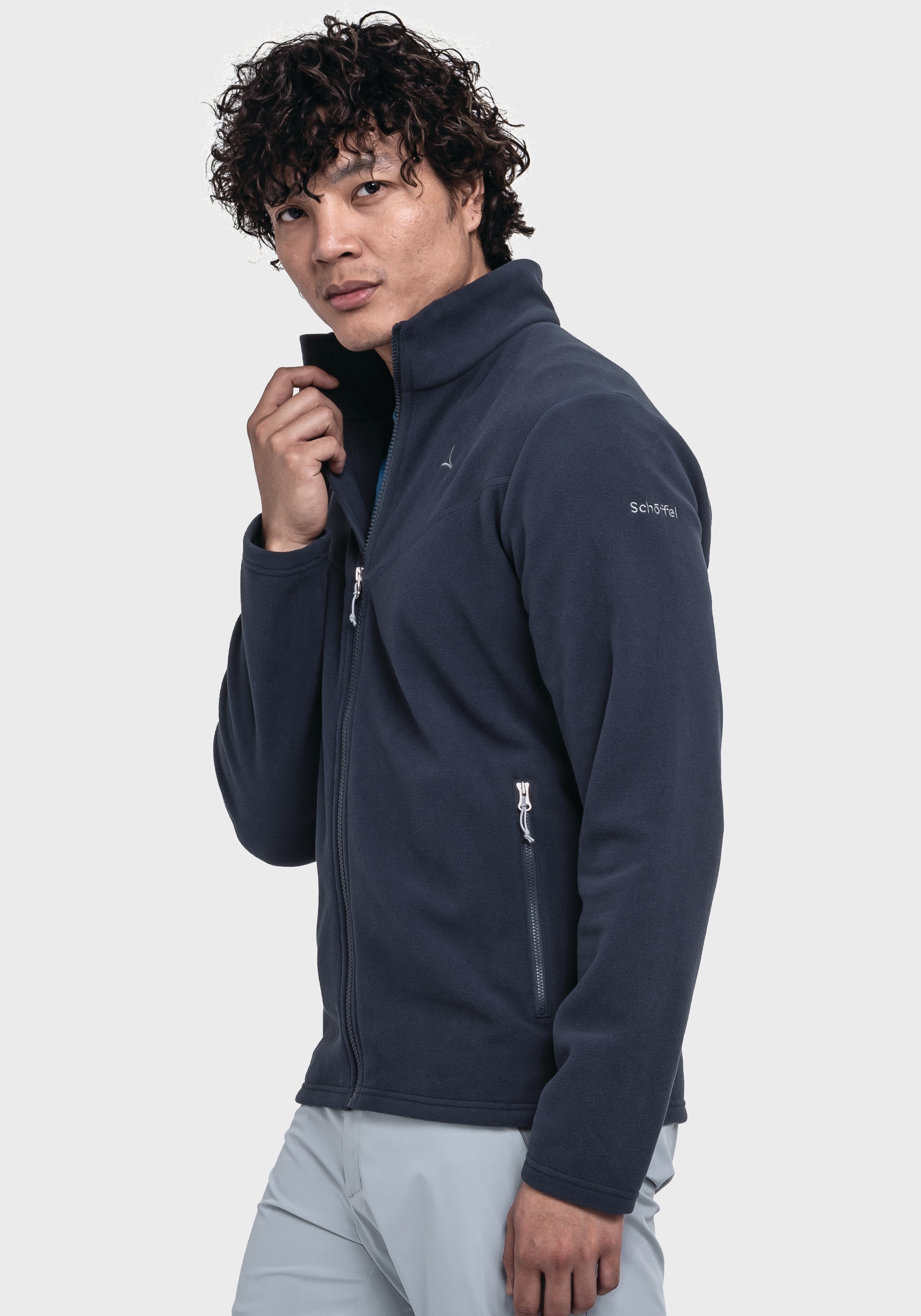Schöffel Fleecejacke »Hiking Fleece Jk Style Qutang MNS«, ohne Kapuze
