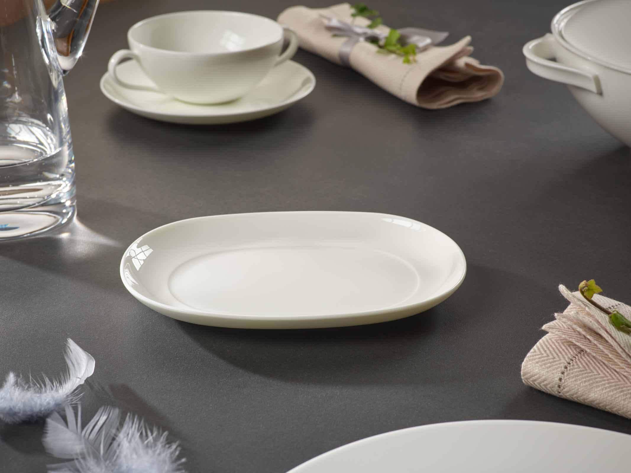 Villeroy & Boch Sauciere »Sauciere mit Untertasse Anmut weiß« 2 Spülmaschinenfest, Mikrowellensicher