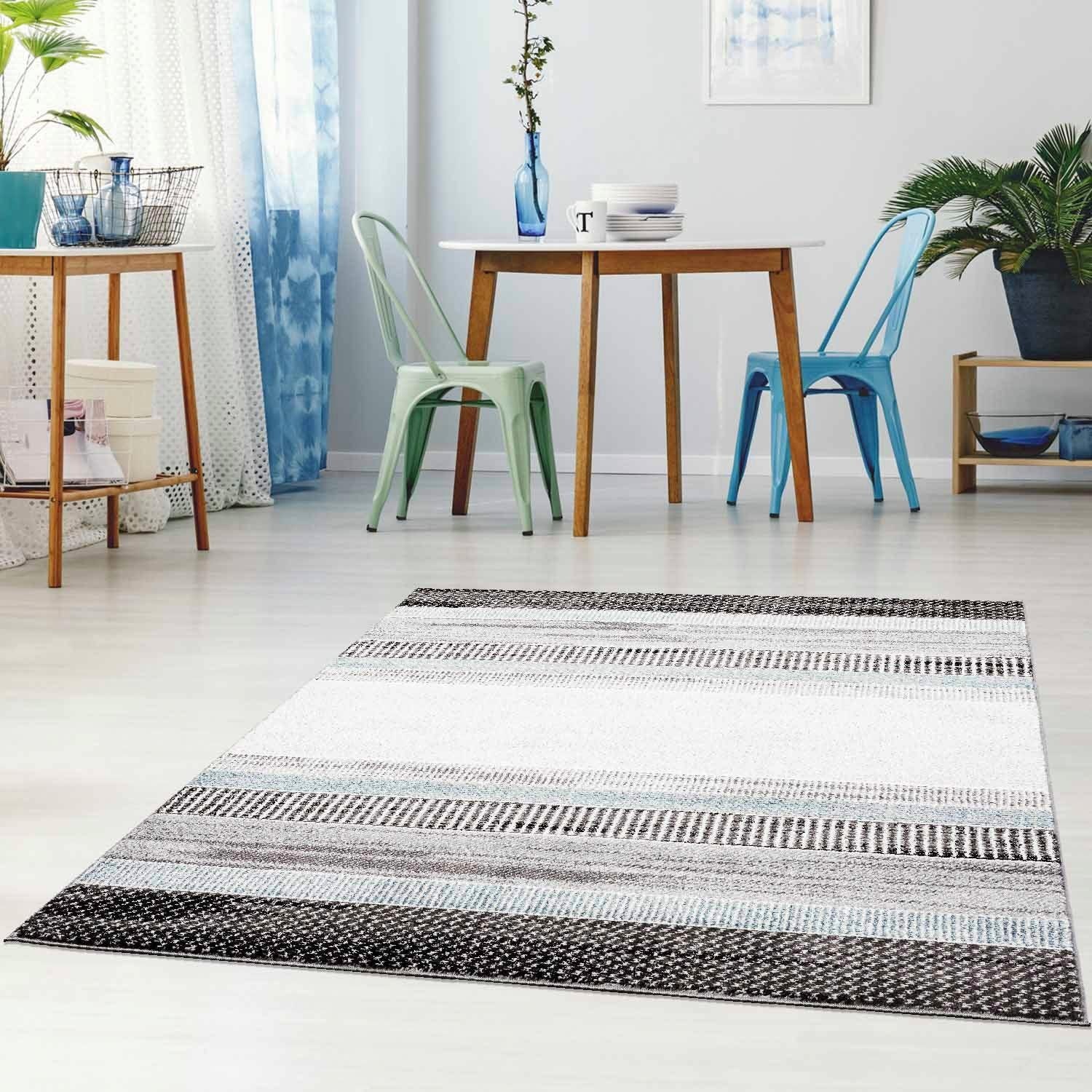 Carpet City Teppich »Moda 1142«, OTTO rechteckig, online bei Wohnzimmer Kurzflor
