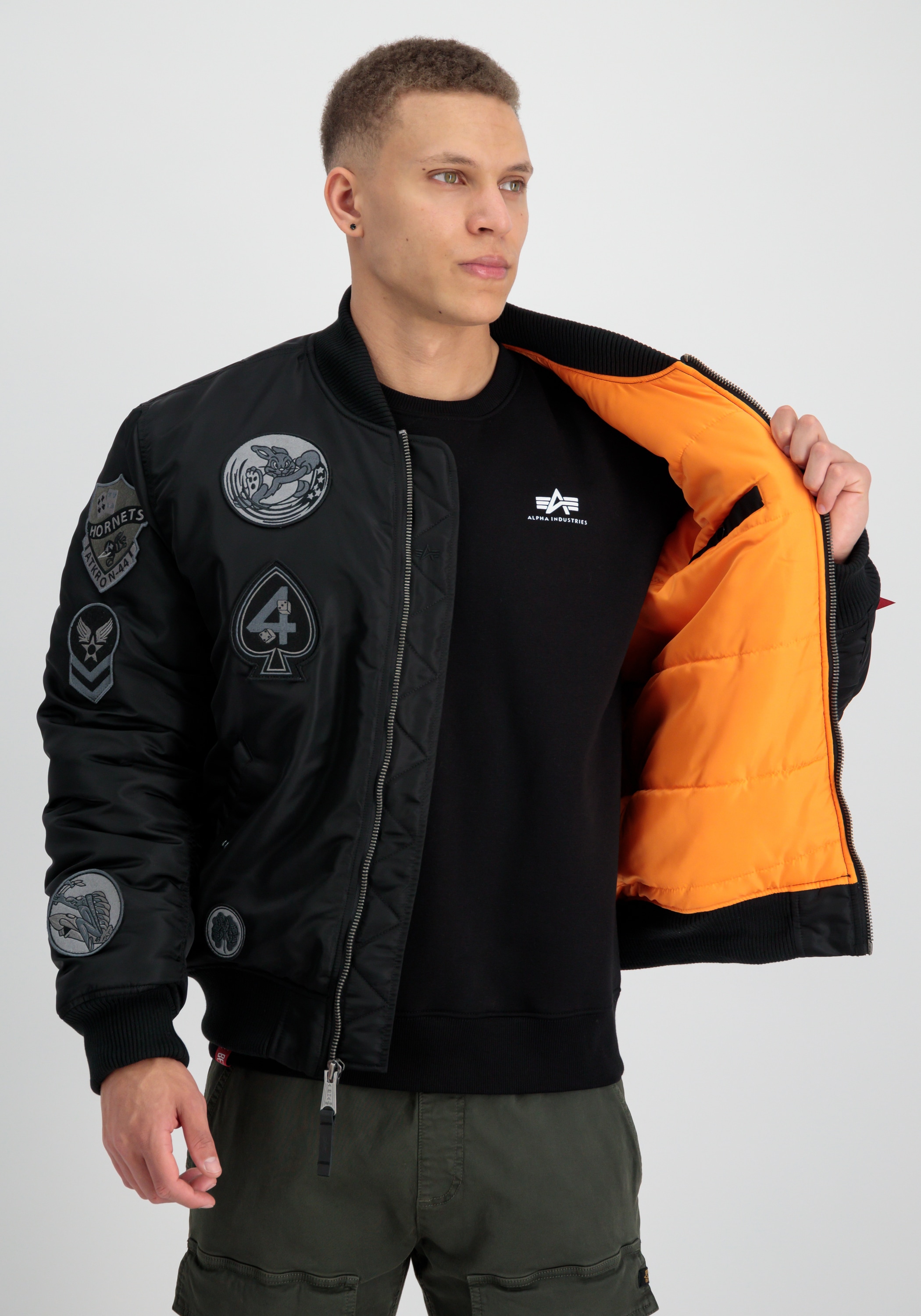 Alpha Industries Bomberjacke »Alpha Industries Men - Bomber Jackets MA-1 Patch«