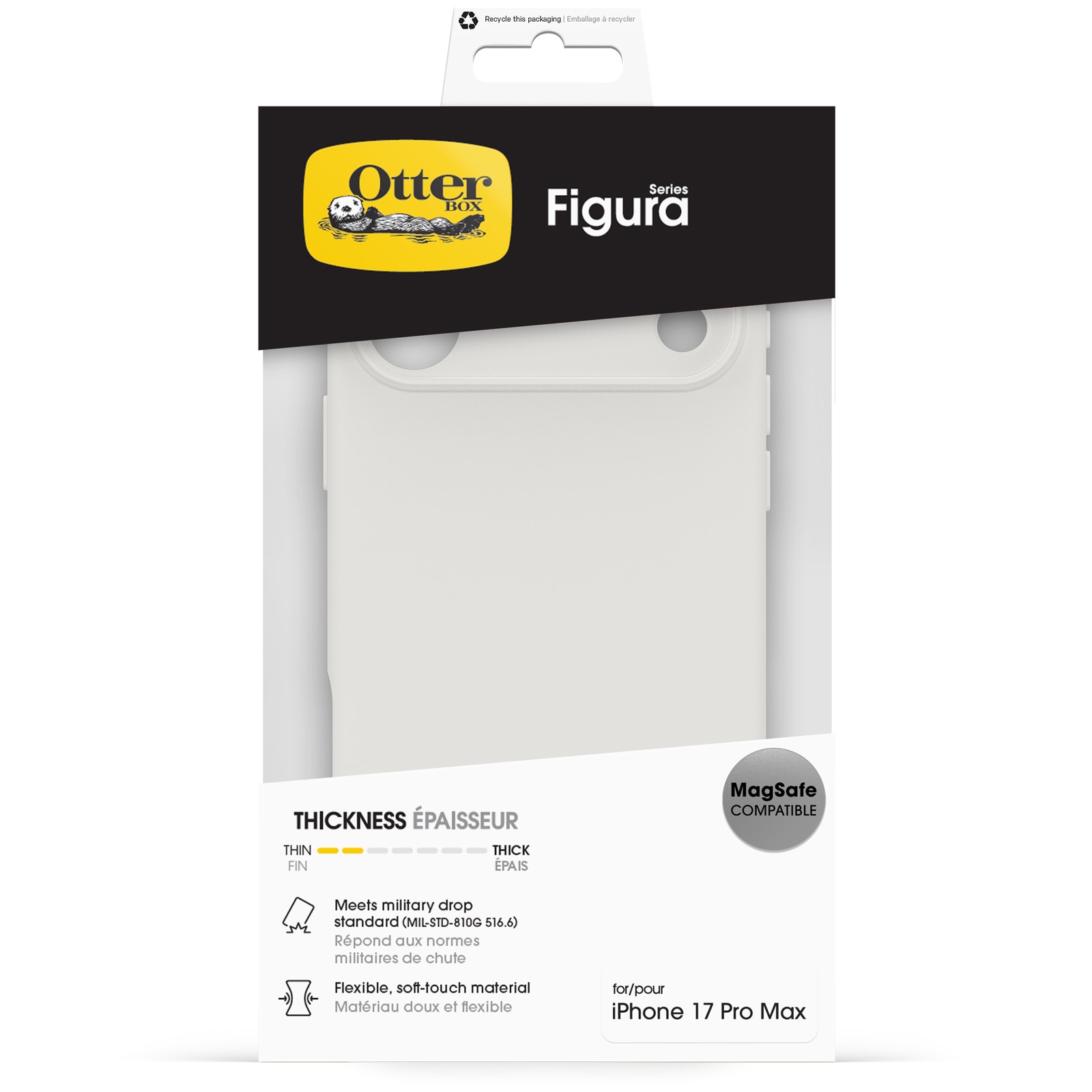 Otterbox Handyhülle »Figura für Apple iPhone 17 Pro Max« Apple iPhone 17 Pro Max Backcover, Schutzhülle, Handyschutzhülle, Case, Schutzcase, stoßfest