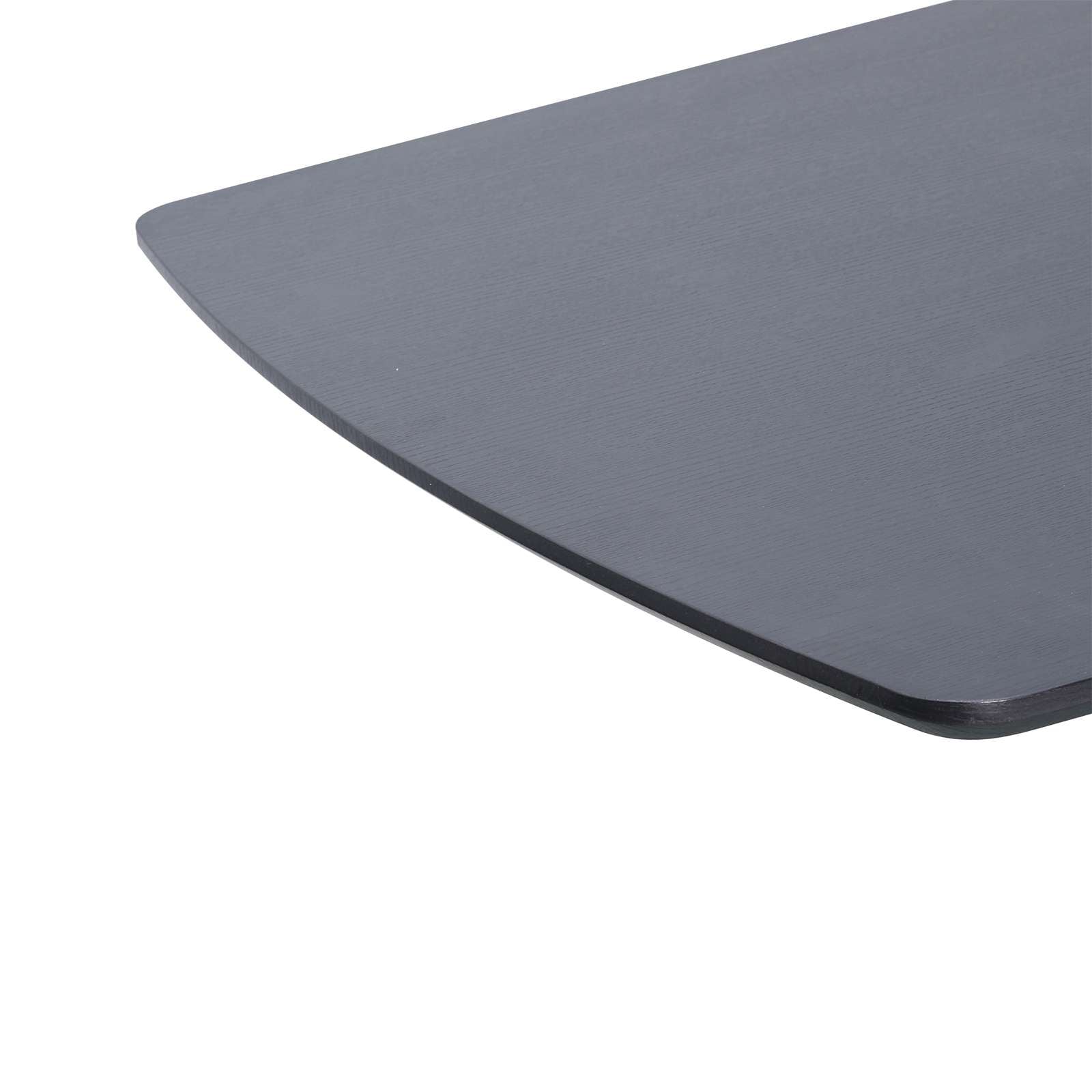 OTTO home Esstisch »Dakona« Tischplatte mit Holzstruktur, schwarze Metallbeine, Höhe 76 cm