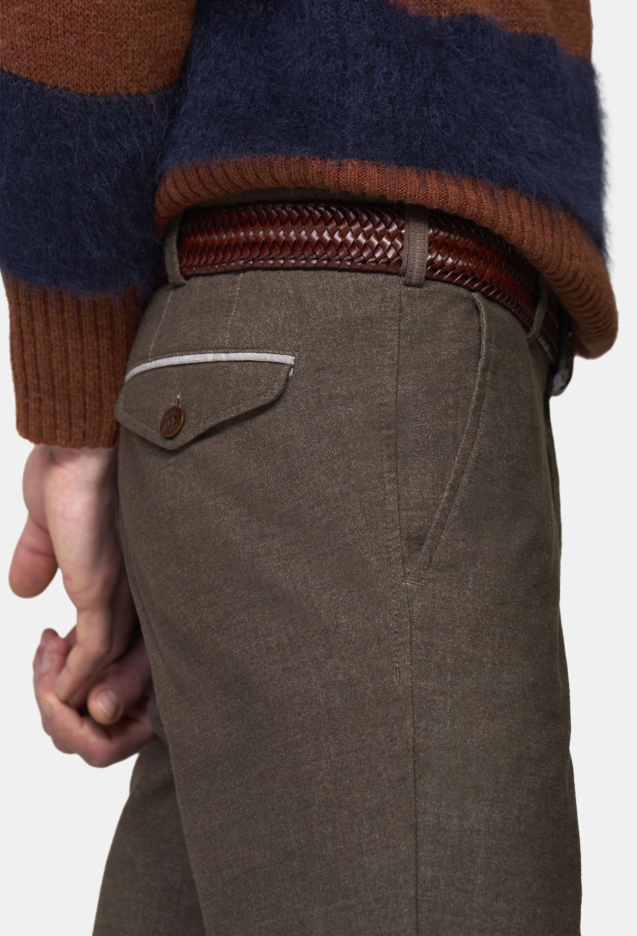 MEYER Chinohose »Paris 2-3609«  im Jersey Look