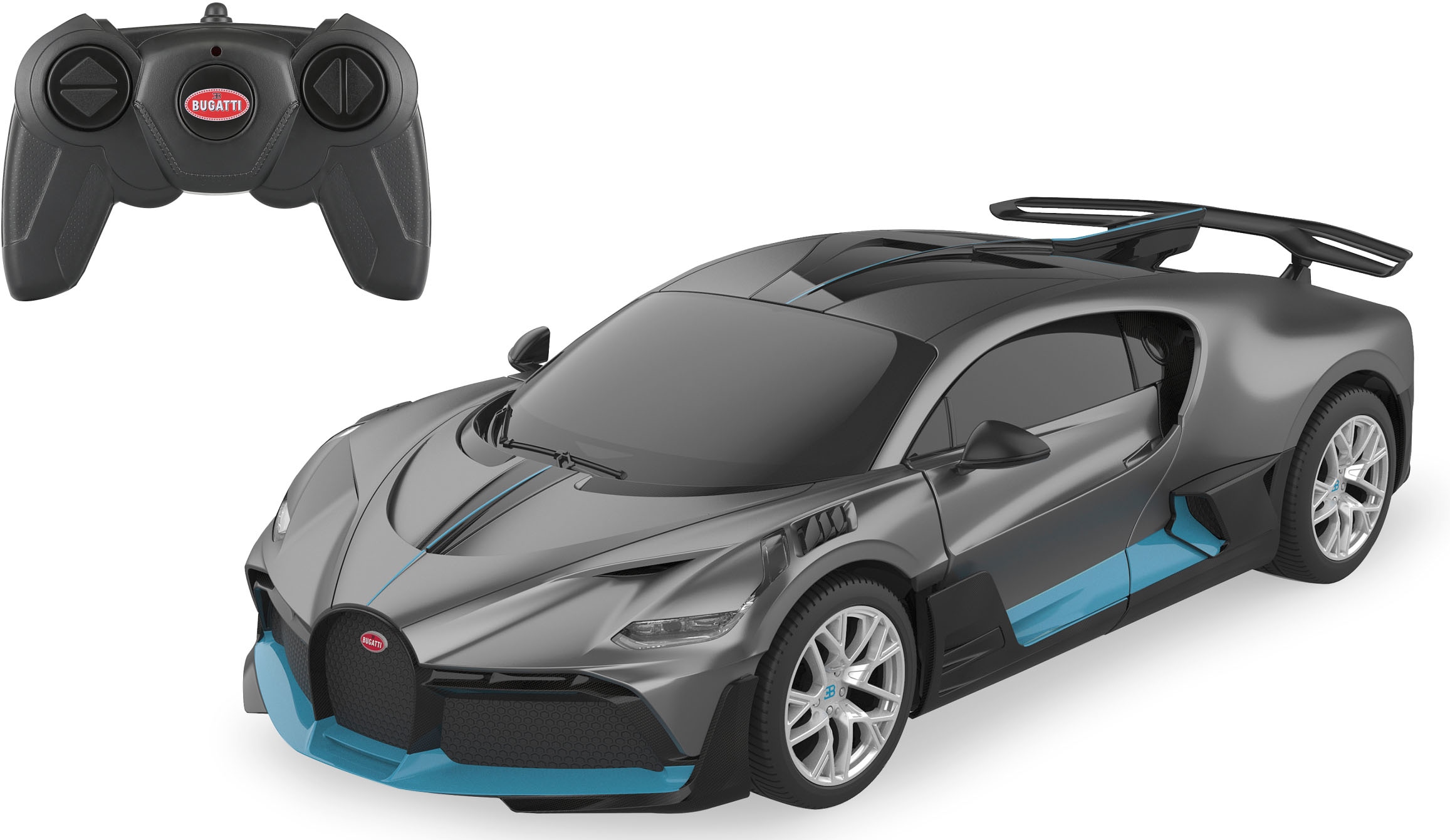 RC-Auto »Bugatti DIVO 1:24, grau, 2,4GHz«, offiziell lizenziert