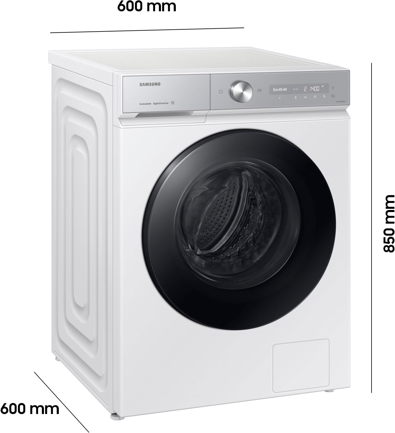Samsung Waschmaschine WW8400D »WW90DB8U95GH«, 9 kg, 1400 U/min