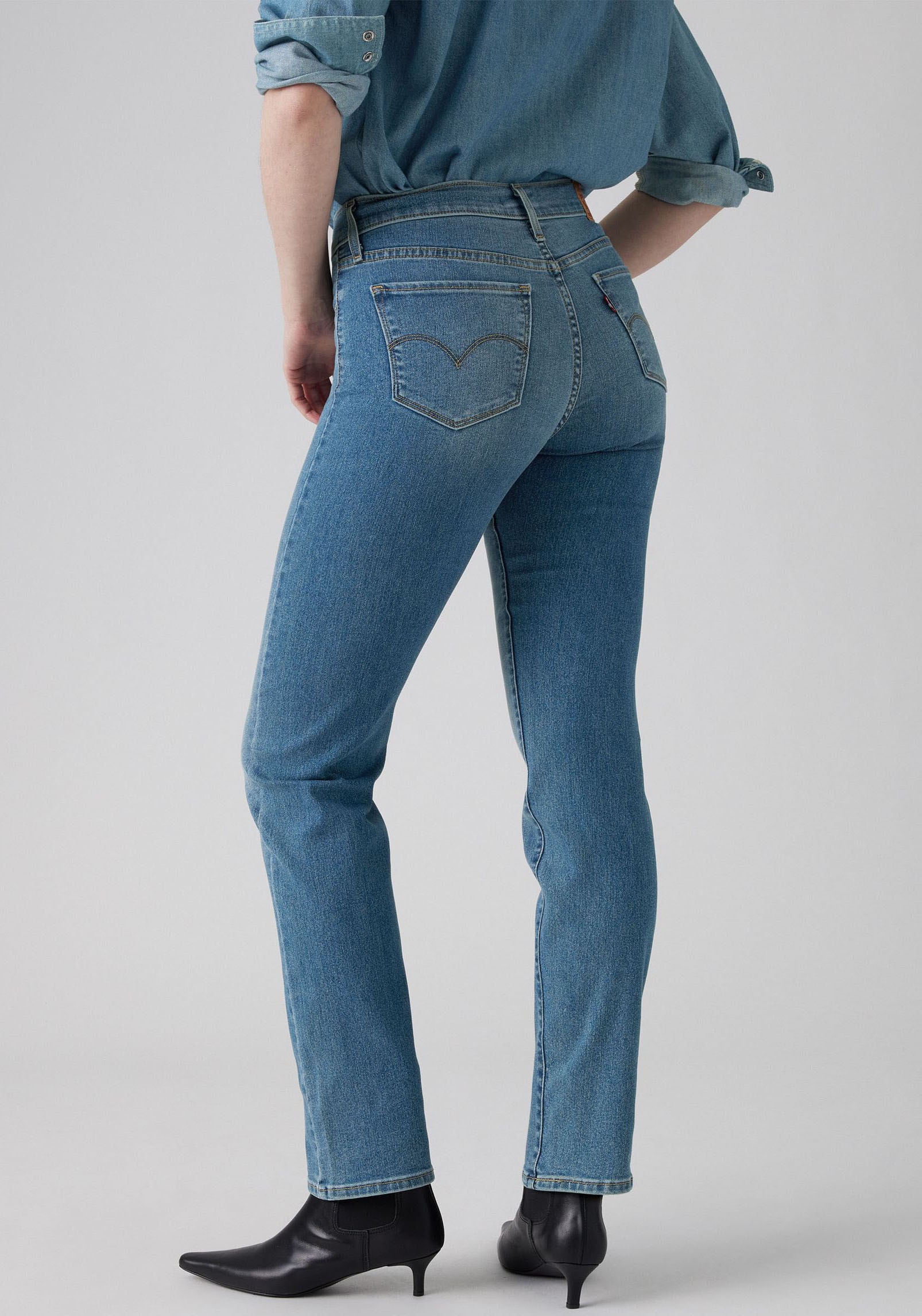 Levi's® Gerade Jeans »314 Shaping Straight«, mit Stretch