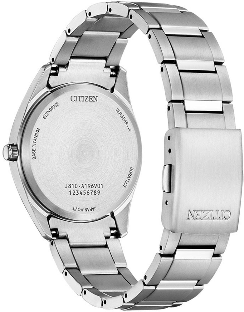 Citizen Solaruhr, Armbanduhr, Damenuhr, Titanarmband, Datum, Leuchtzeiger