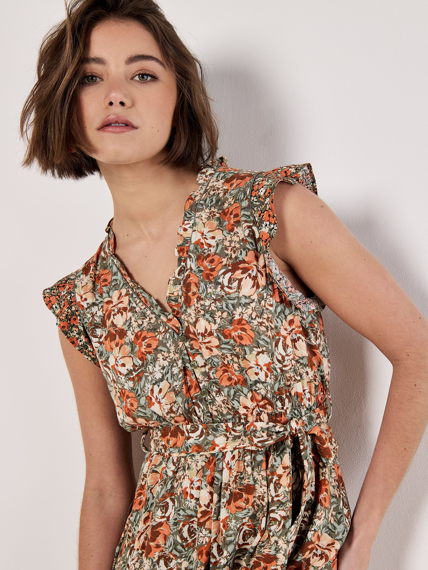 Apricot Minikleid »Minikleid« 2 tlg. mit Rüschen