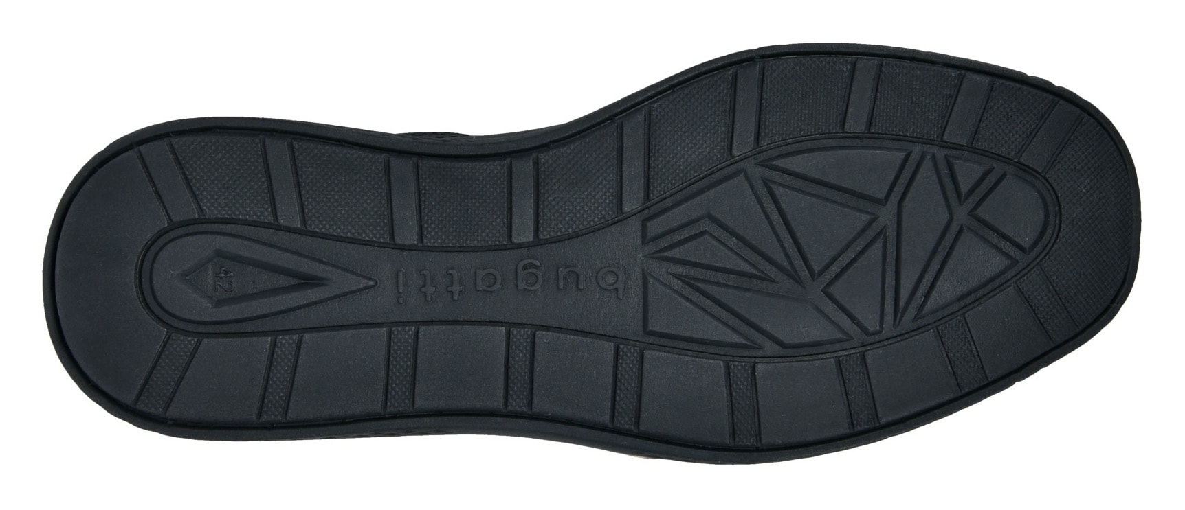 bugatti Slip-On Sneaker  Halbschuh, Freizeitsneaker mit Perforation, elastische Schnürsenkel