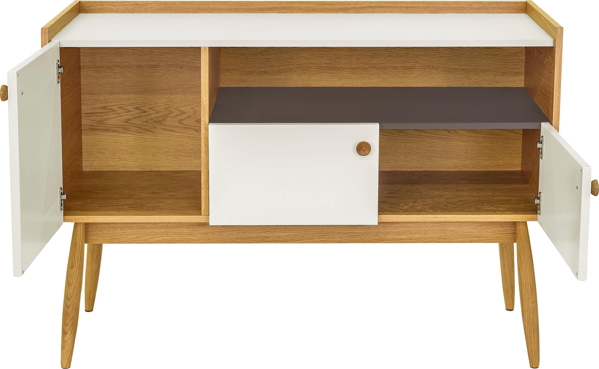 Woodman Sideboard, Kommode im angesagten skandinavischen Look, Breite 115 cm, FSC®