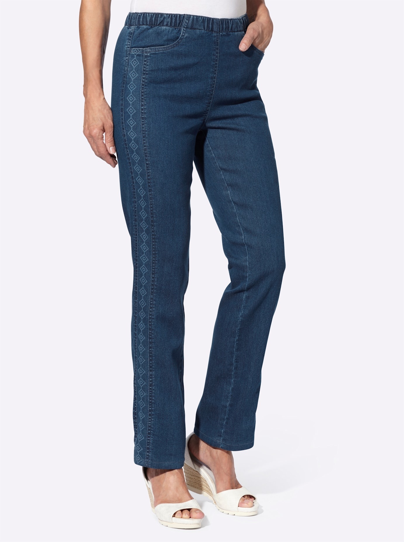 Classic Basics Schlupfjeans, (1 tlg.)
