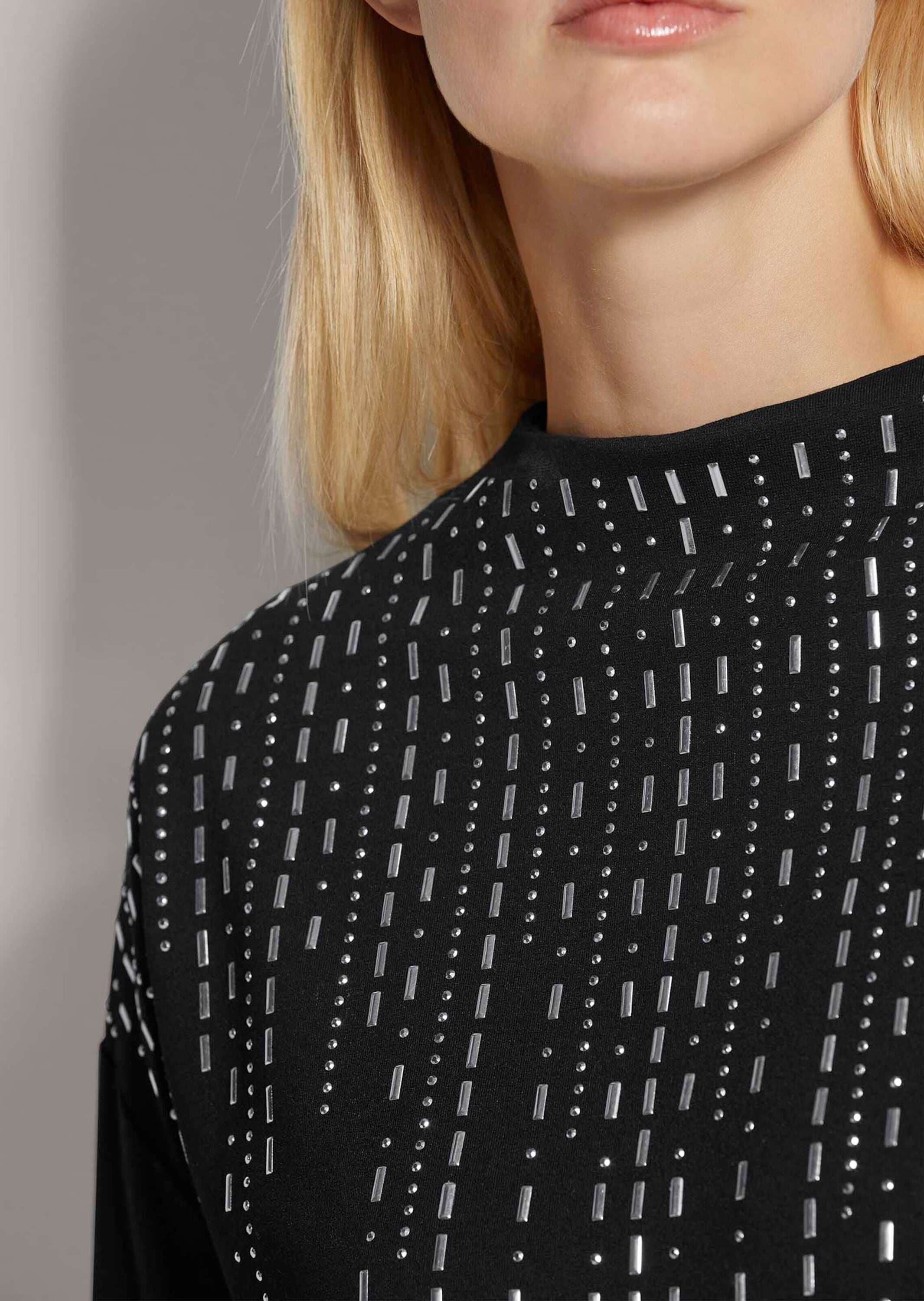 MADELEINE Langarmshirt »Sweatshirt Sweatshirt mit Strass-Besatz«