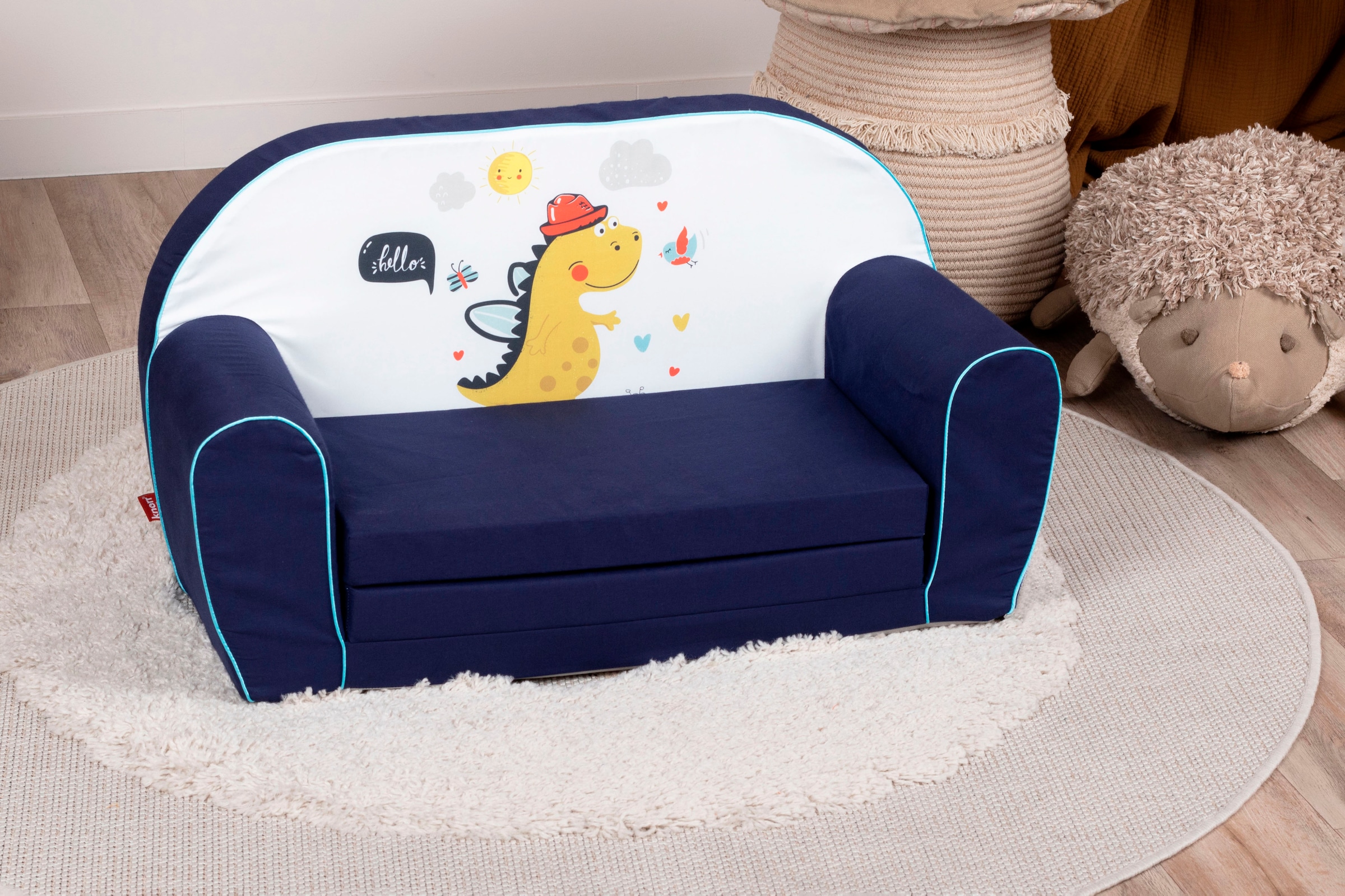 Knorrtoys® Sofa »Lovely dino« für Kinder; Made in Europe
