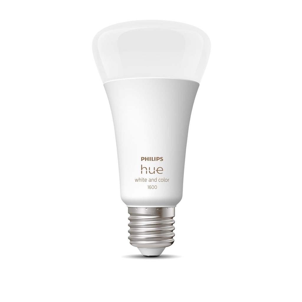 Philips Hue Smarte LED-Leuchte »White & Col. Amb. E27 Einzelpack 1600«