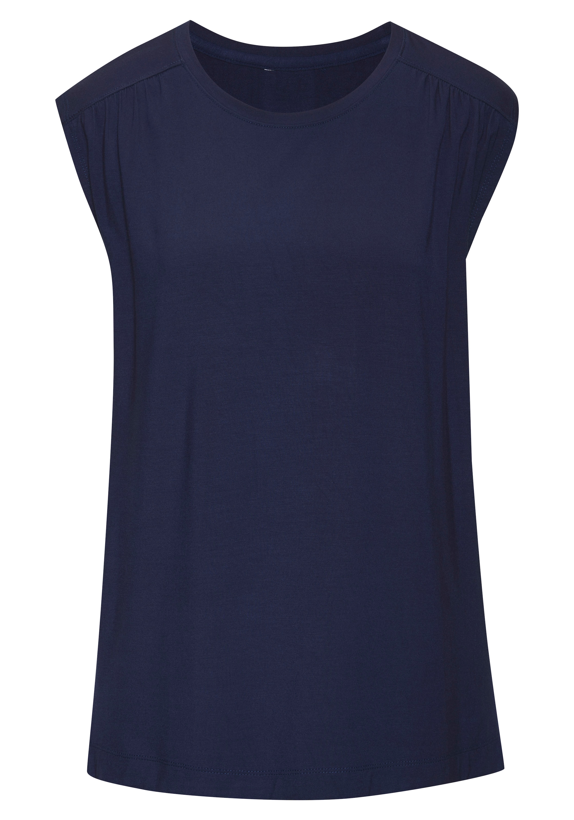 LASCANA Shirttop »mit Schulterraffung«, aus weichem Viskose-Stretch