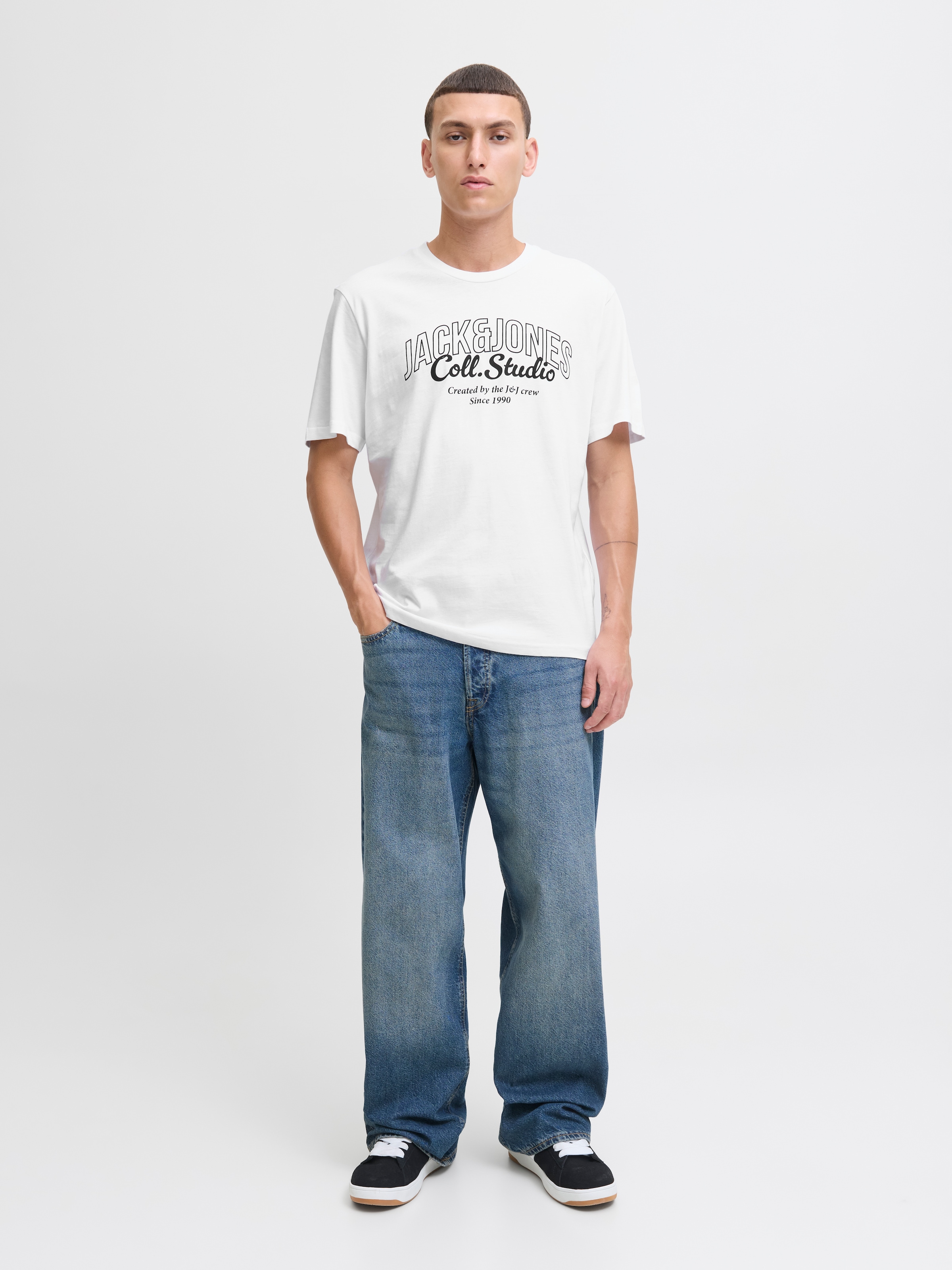 Jack & Jones Kurzarmshirt »JJMAKOTO TEE SS CREW NECK 3PK MP«, (Packung, 3 tlg.)
