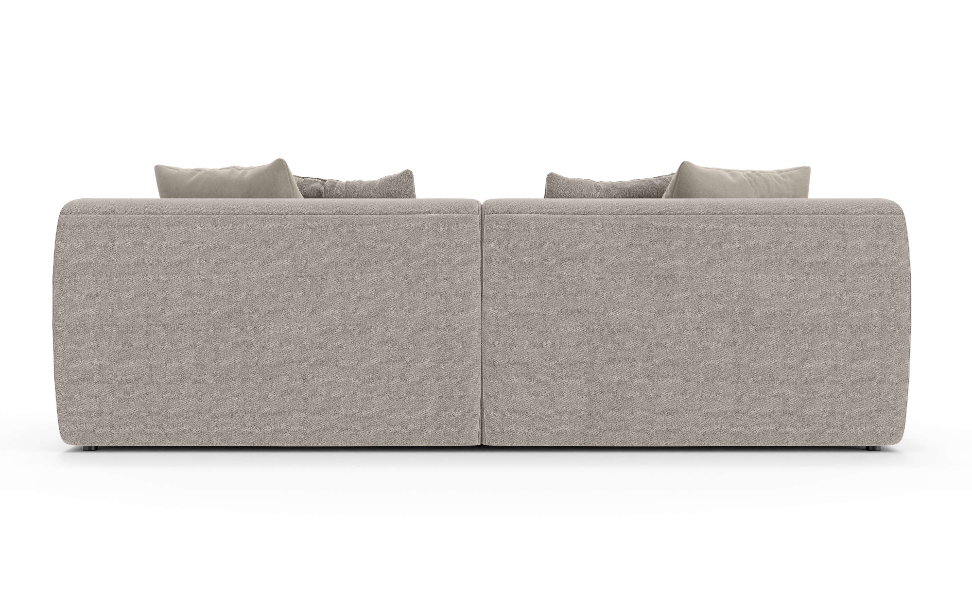 s.Oliver Big-Sofa »COBBO 3-Sitzer Design-Sofa Bubble-Optik, Maße B/T/H: 259/126/104 cm«, mit vielen Kissen, moderne Steppung und hoher Sitzkomfort
