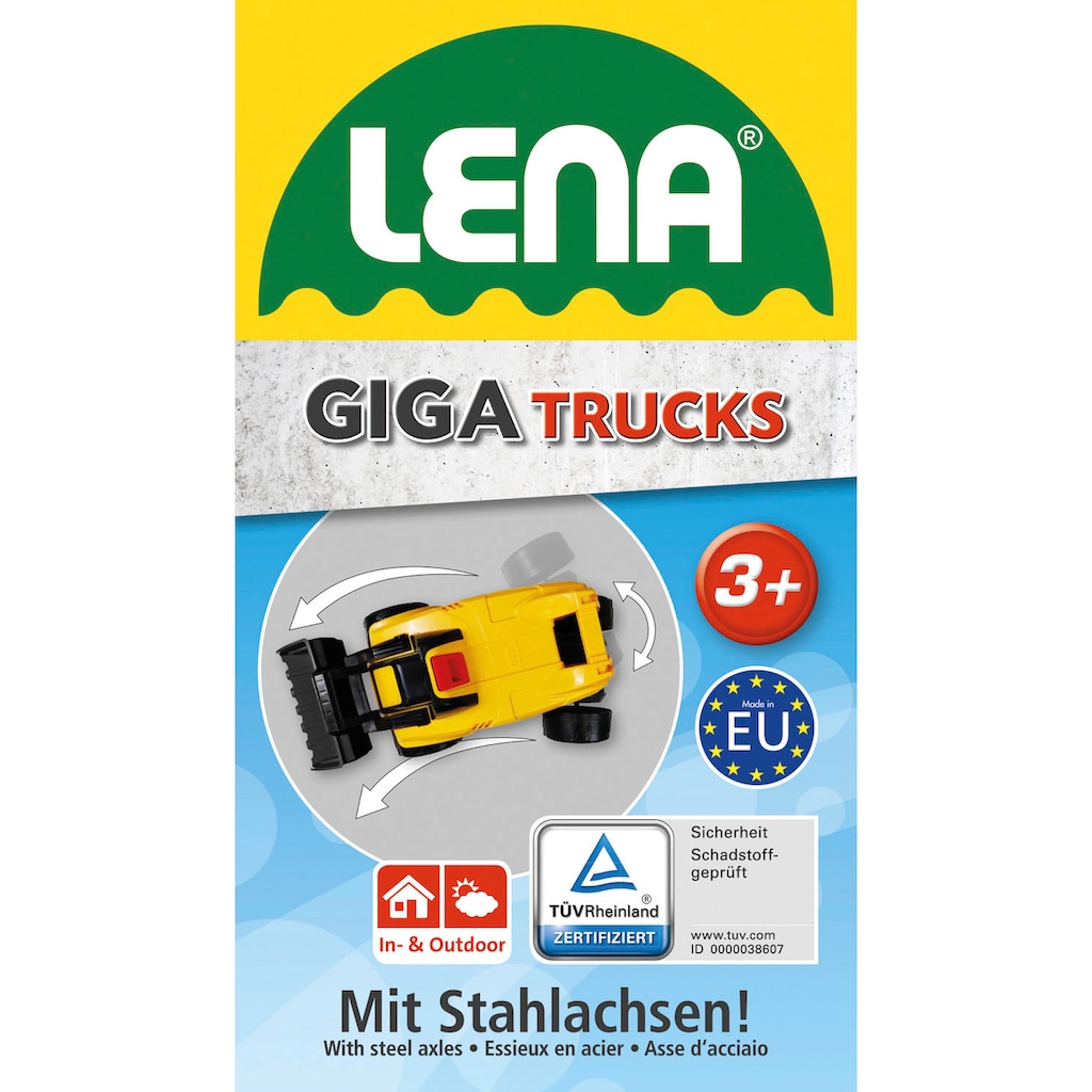 Lena® Spielzeug-Radlader »Aufsitz-Schaufellader Giga Trucks Pro X«, Made in Europe