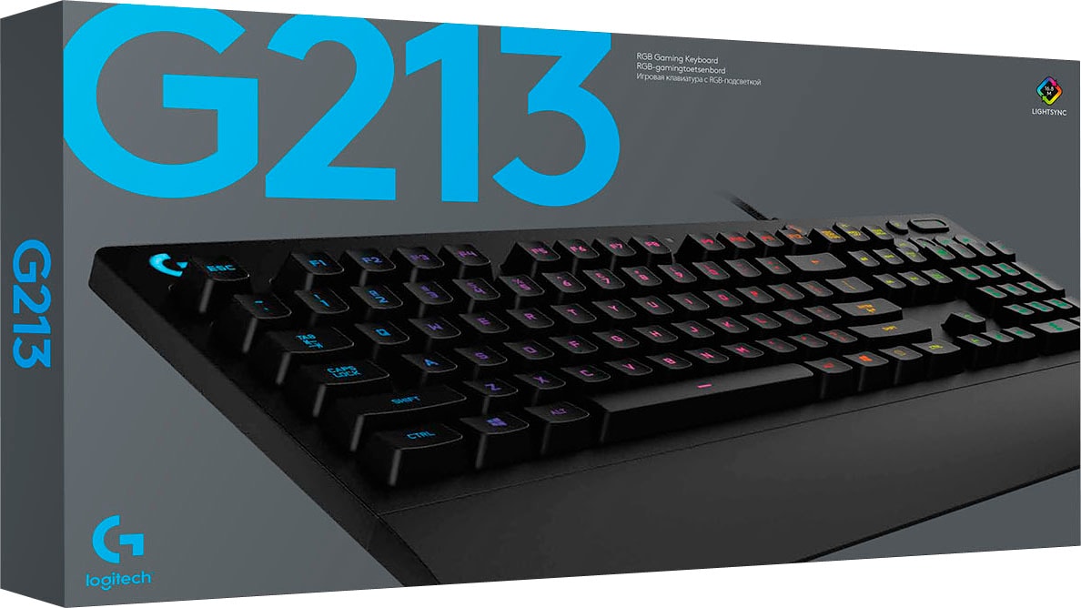 Logitech G Gaming-Tastatur »G213«, kaufen OTTO jetzt bei (Ziffernblock-USB-Anschluss-Multimedia-Tasten)